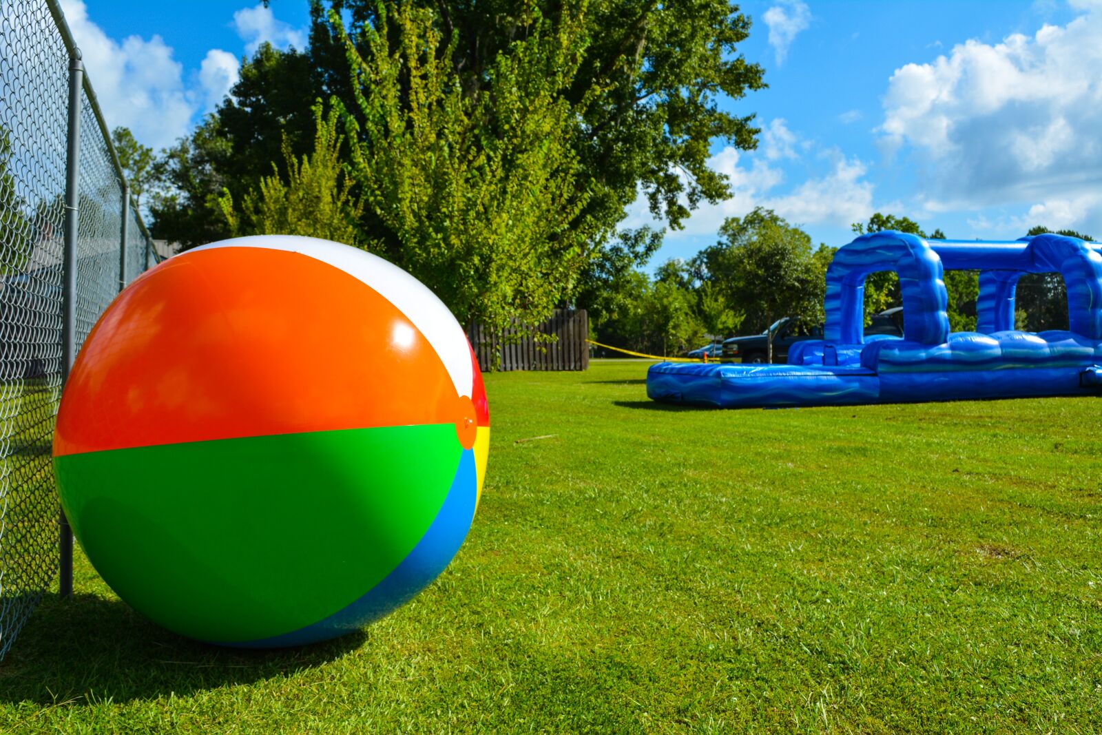 Nikon D5200 sample photo. Summer, beach ball, vacation photography