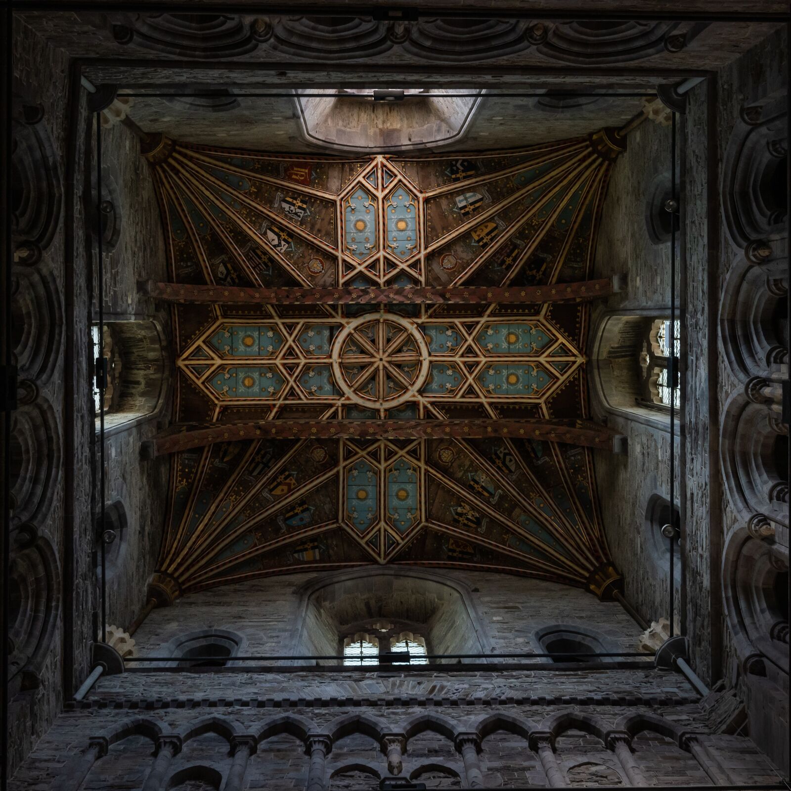Nikon D810 sample photo. Ceiling, st davids, cathedral photography