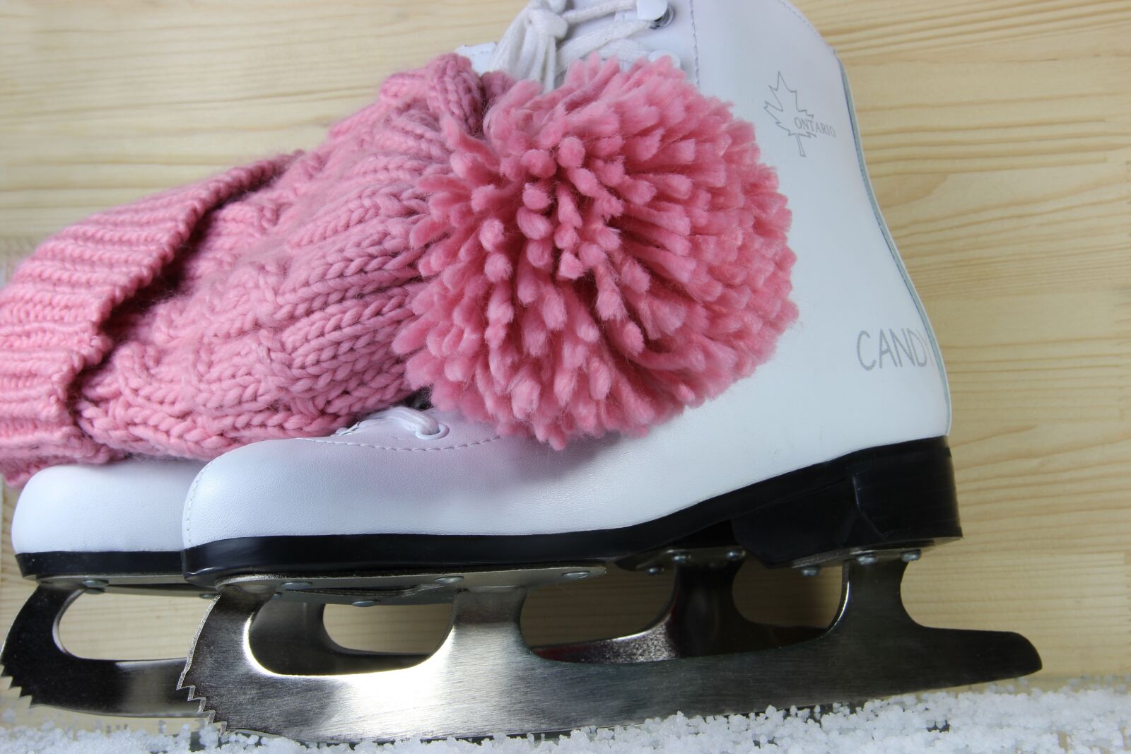 Canon EOS 600D (Rebel EOS T3i / EOS Kiss X5) sample photo. Skates, snow, ice photography