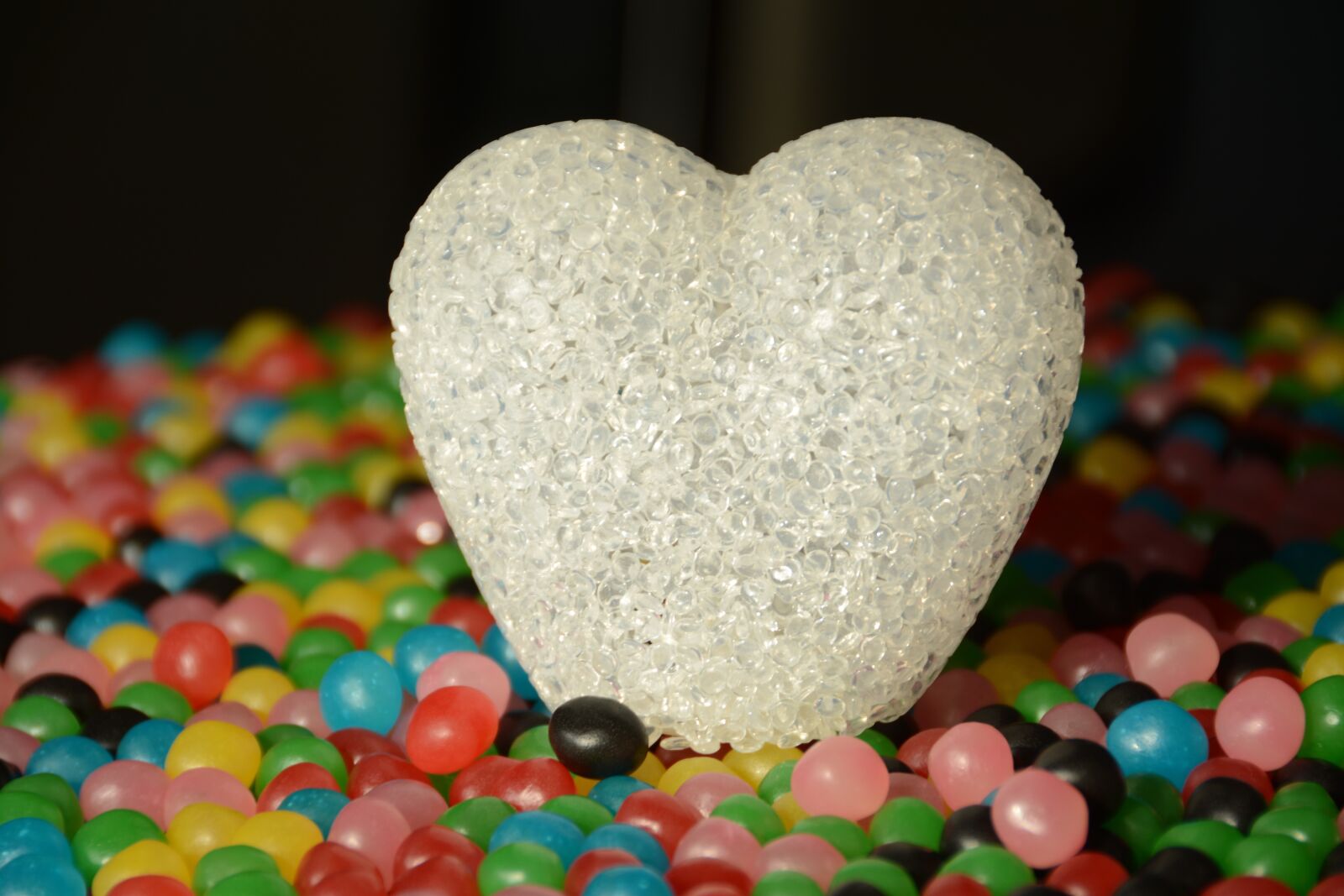 Nikon D7100 sample photo. Heart, candy, food photography