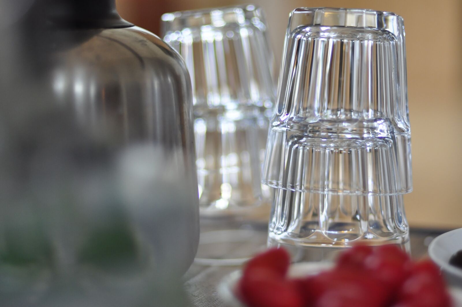 Nikon D90 sample photo. Glass, tomatoes, food photography