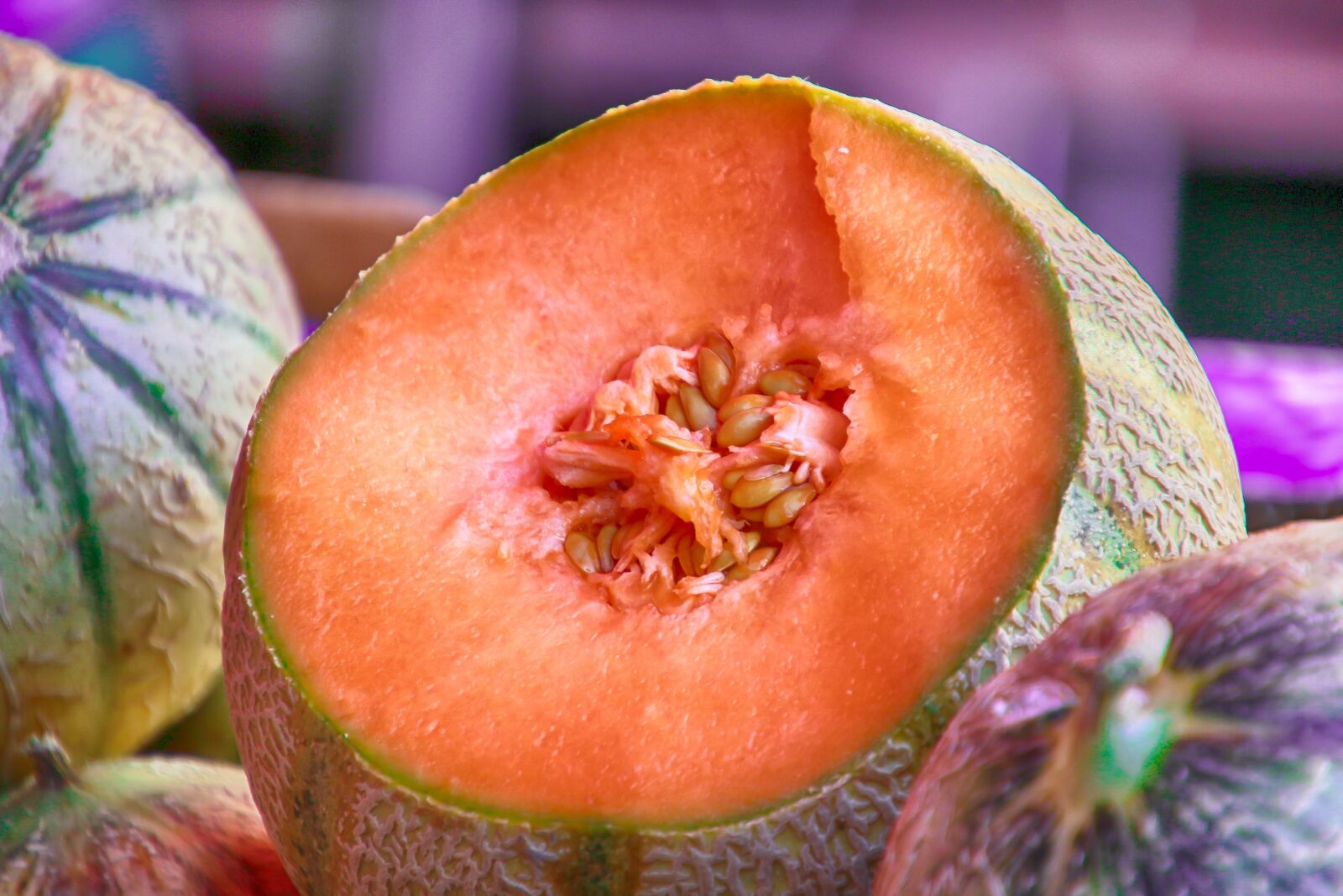 Canon EOS 70D sample photo. Melon, fruit, vitamins photography