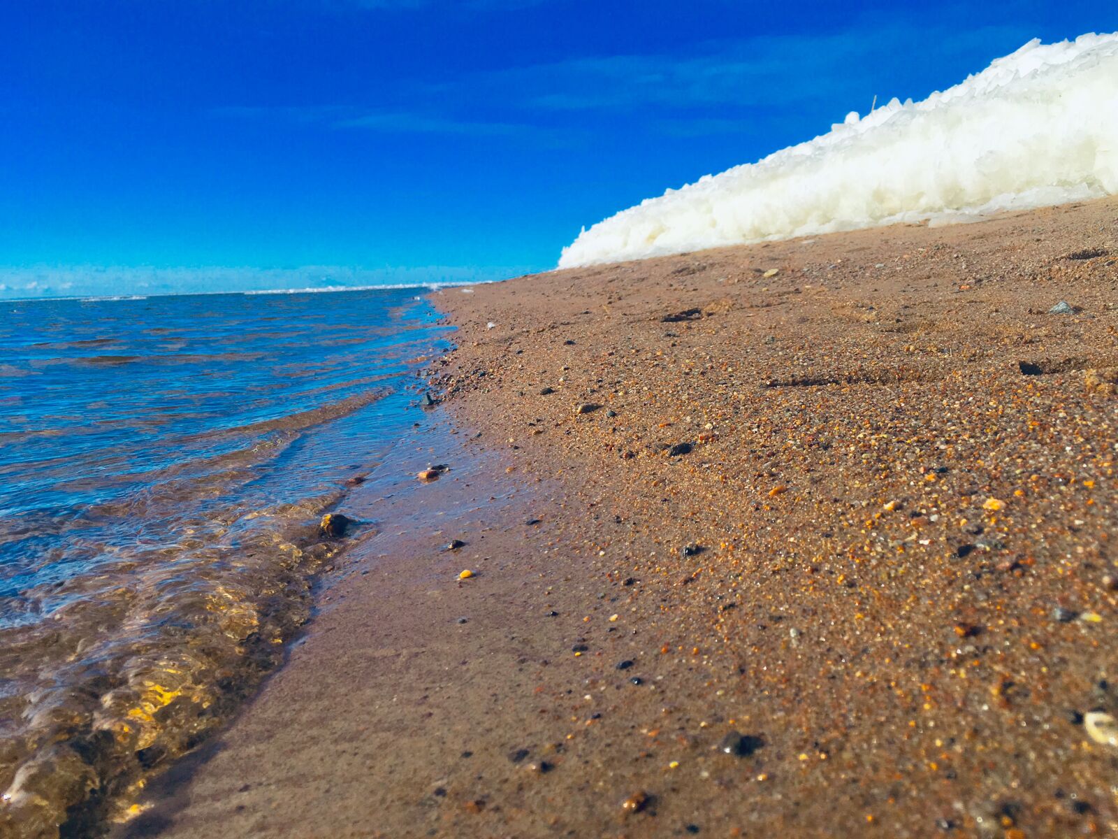 Apple iPhone 6s sample photo. Winter, see, ice photography