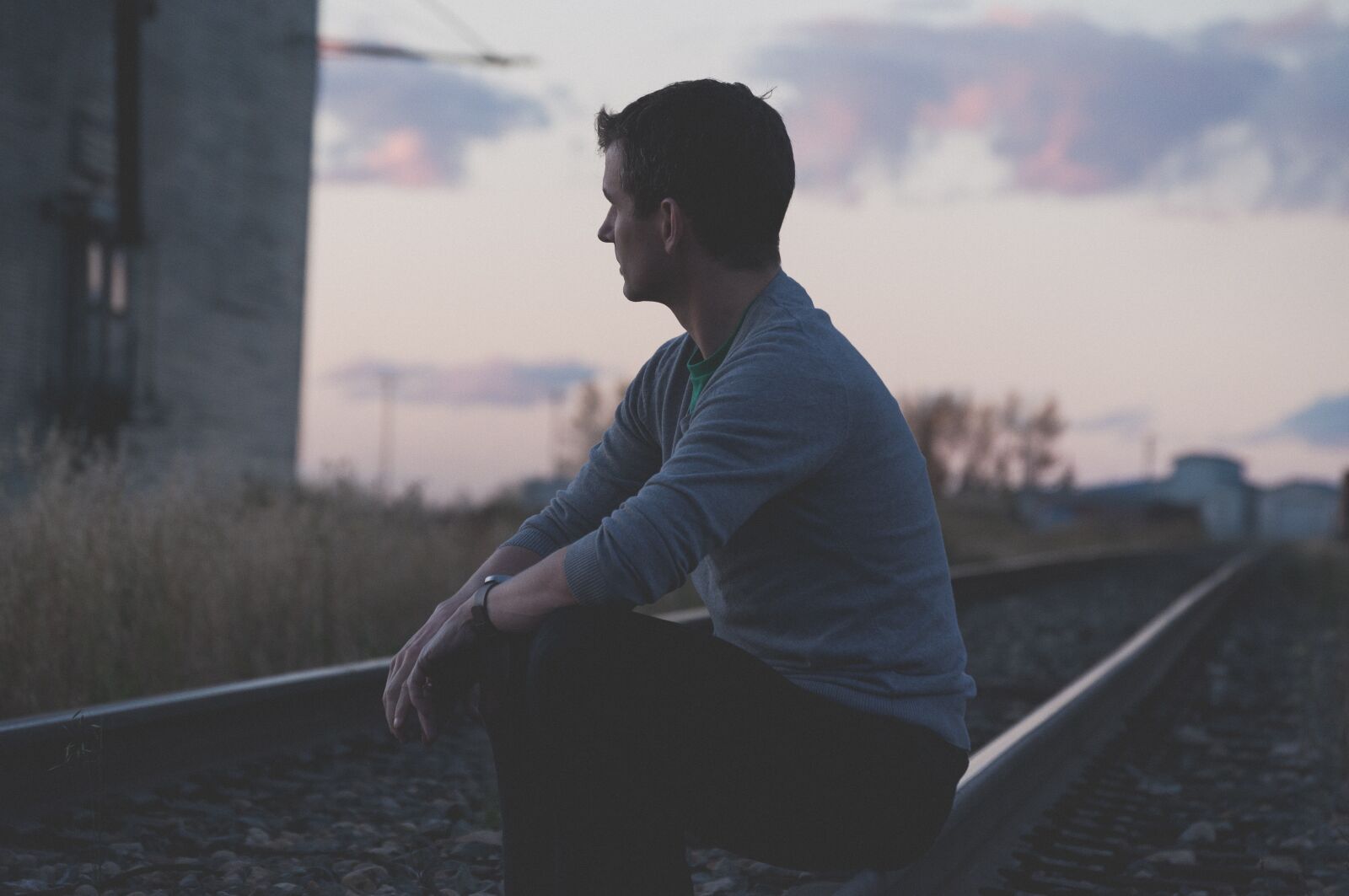 Nikon D5000 sample photo. Man, person, railway photography