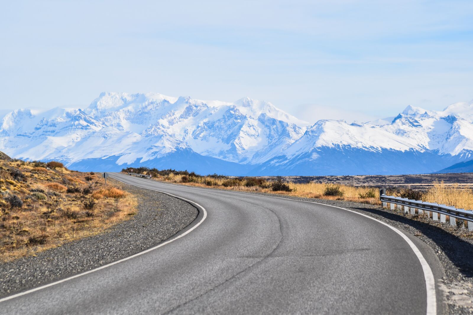 Nikon D5500 sample photo. Road, mountain, snow photography