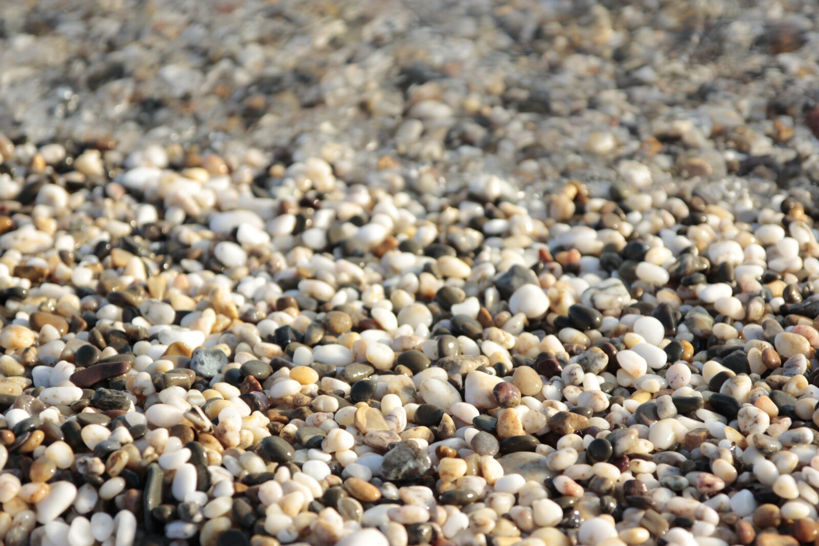 Canon EOS 550D (EOS Rebel T2i / EOS Kiss X4) sample photo. Pebbles, beach, sea photography