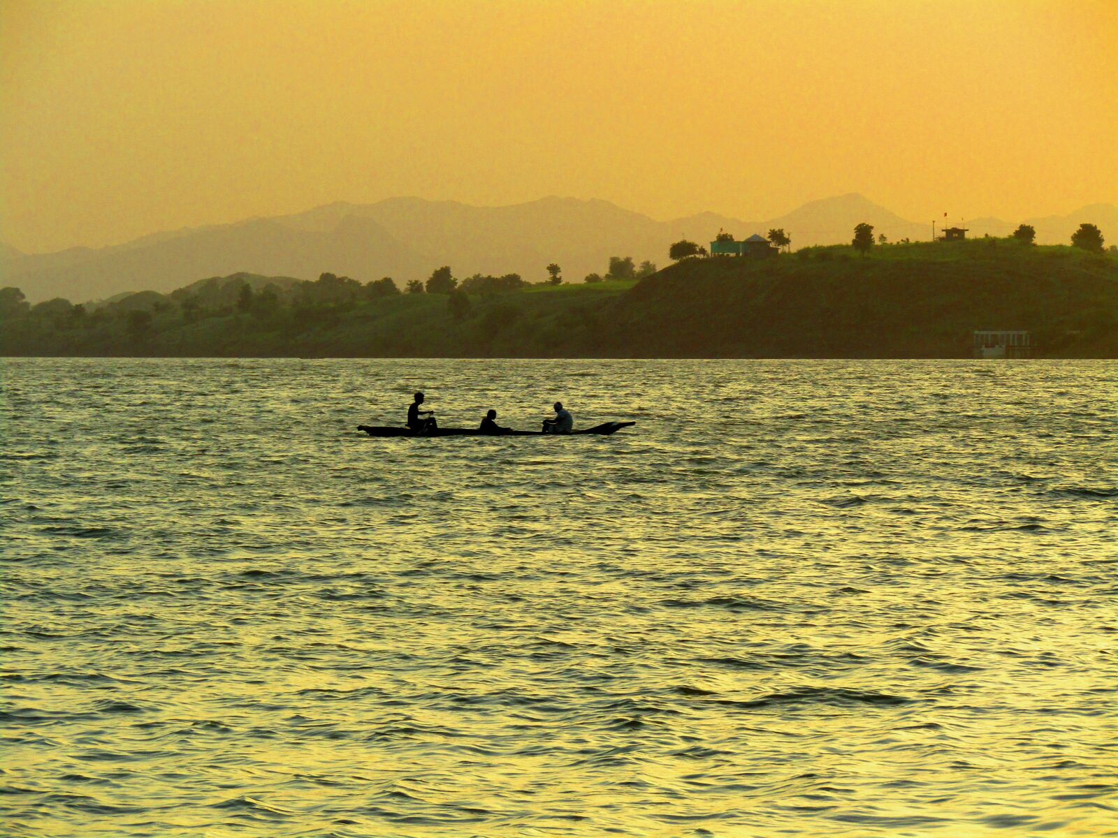 Canon PowerShot SX410 IS sample photo. River, sunset, riverside sunset photography