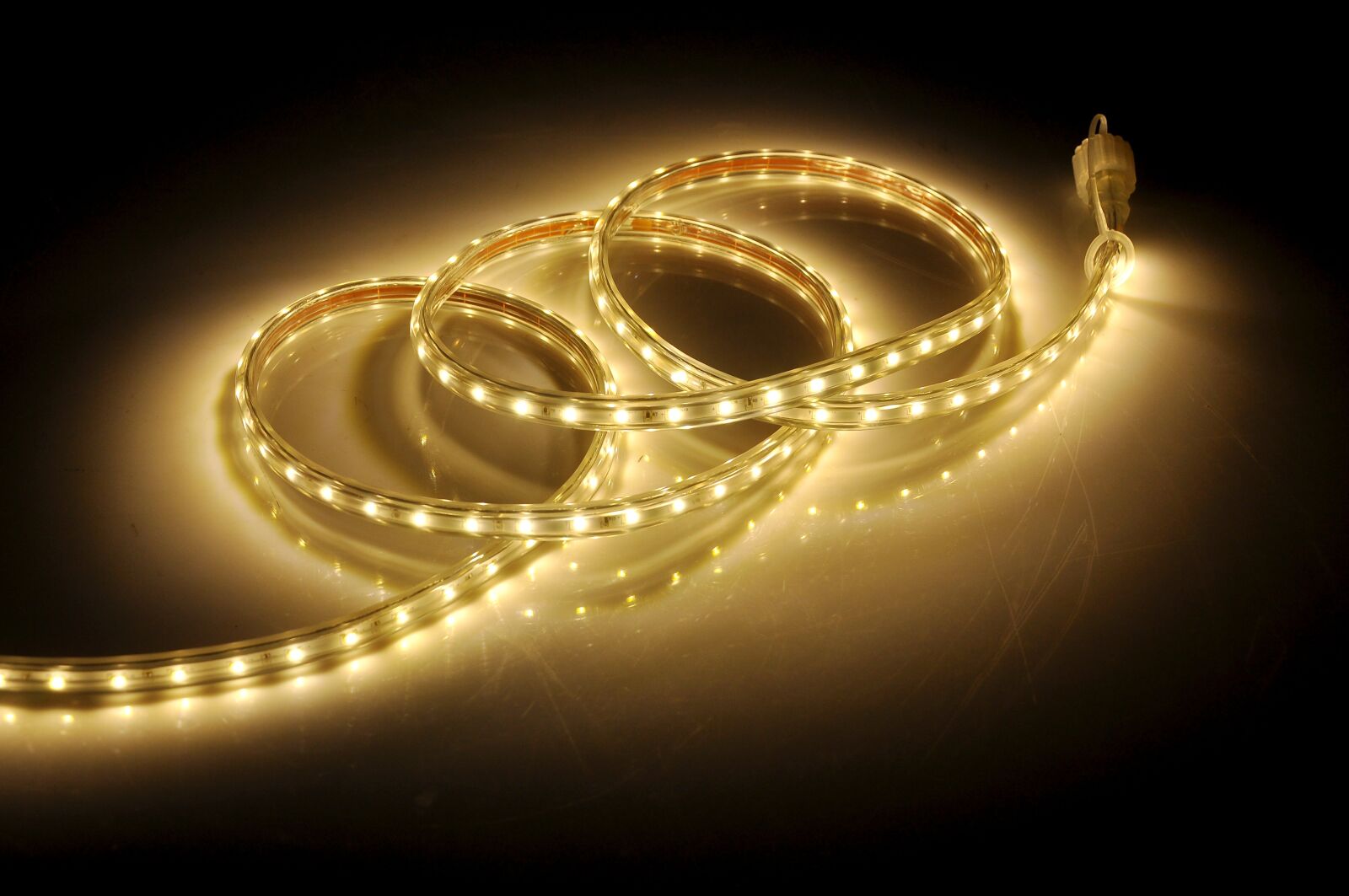 Nikon D90 sample photo. Led, led strip, lights photography