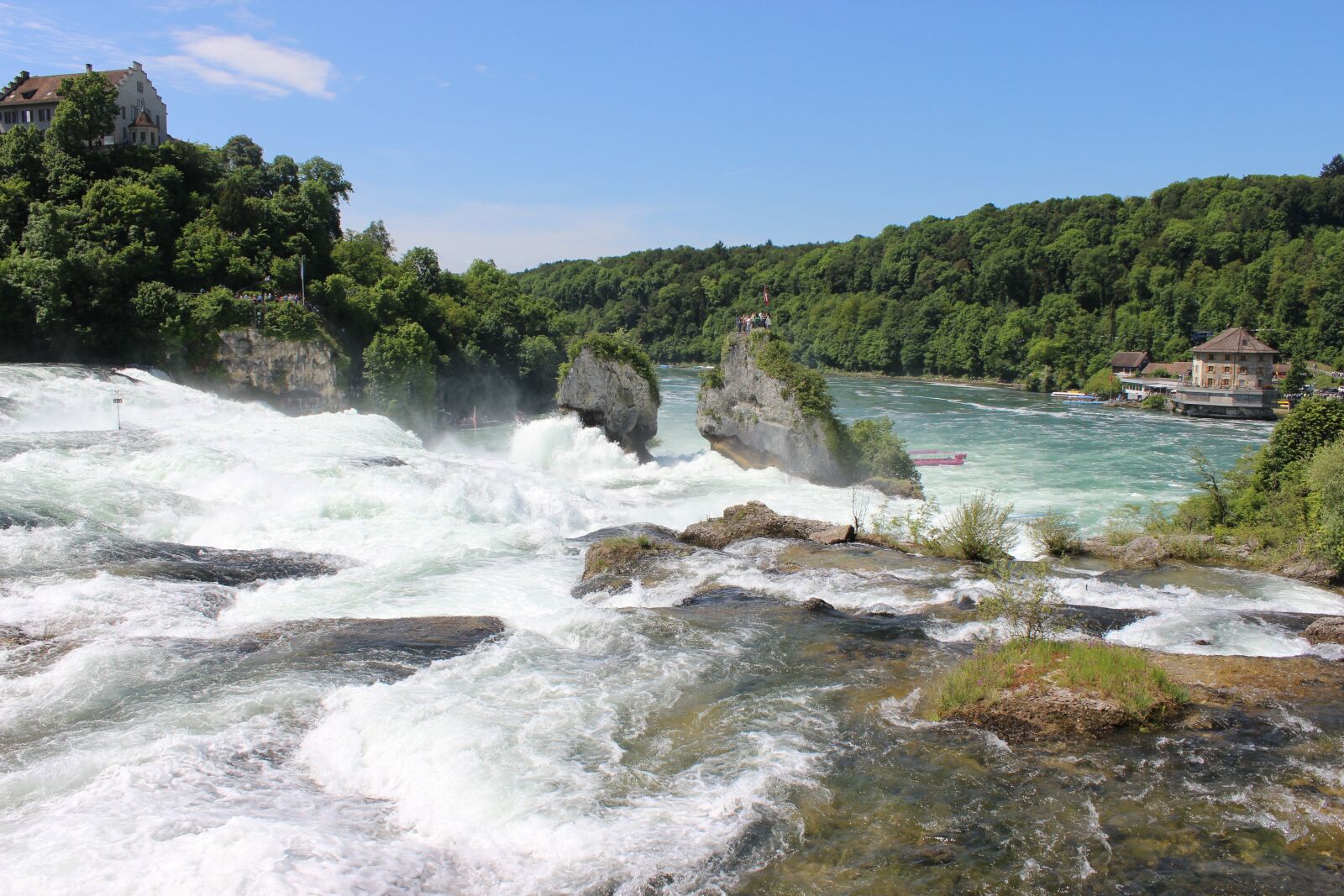Canon EOS 600D (Rebel EOS T3i / EOS Kiss X5) sample photo. Water, waterfall, schaffhausen photography