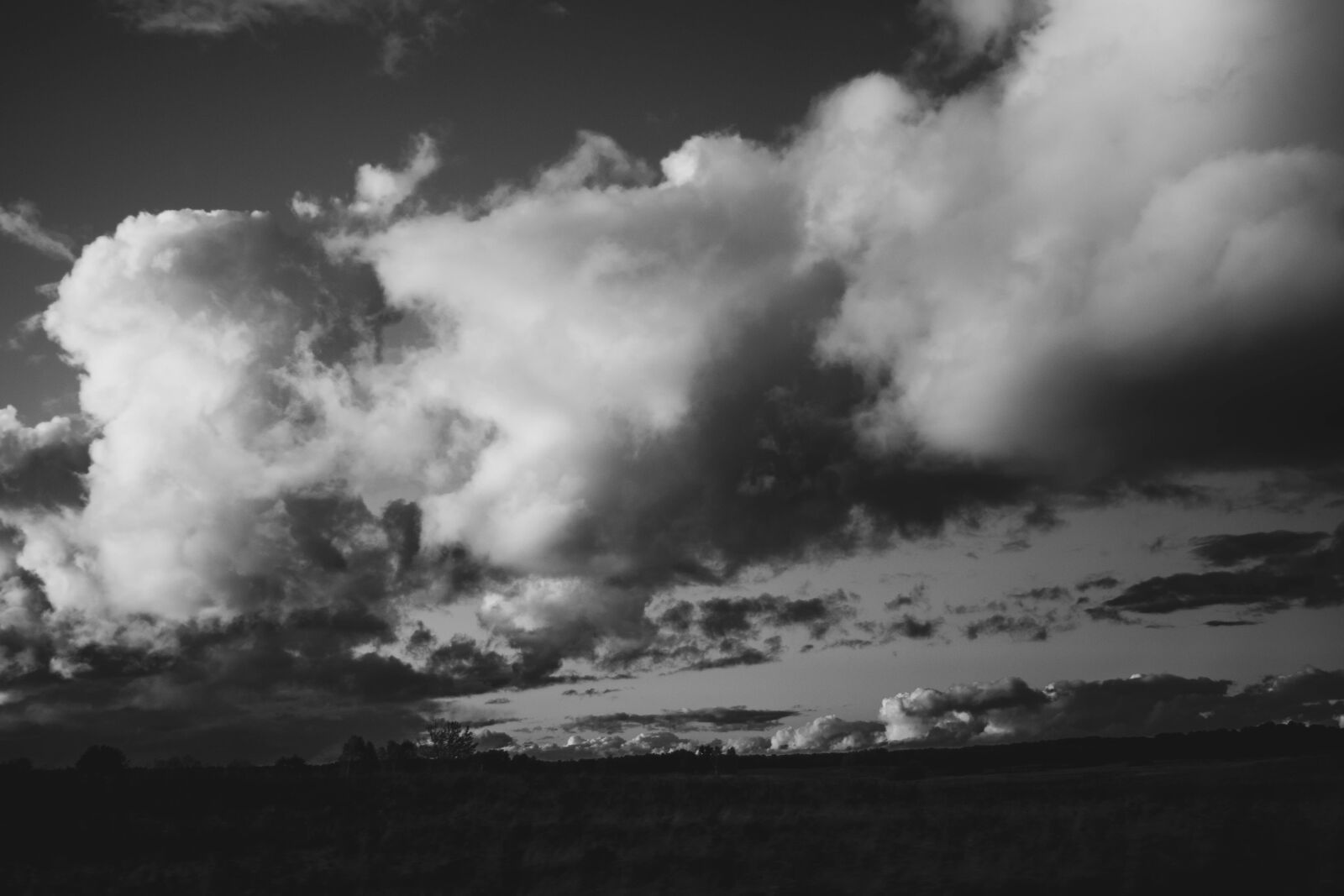 Nikon D3300 sample photo. Black, and, white, clouds photography