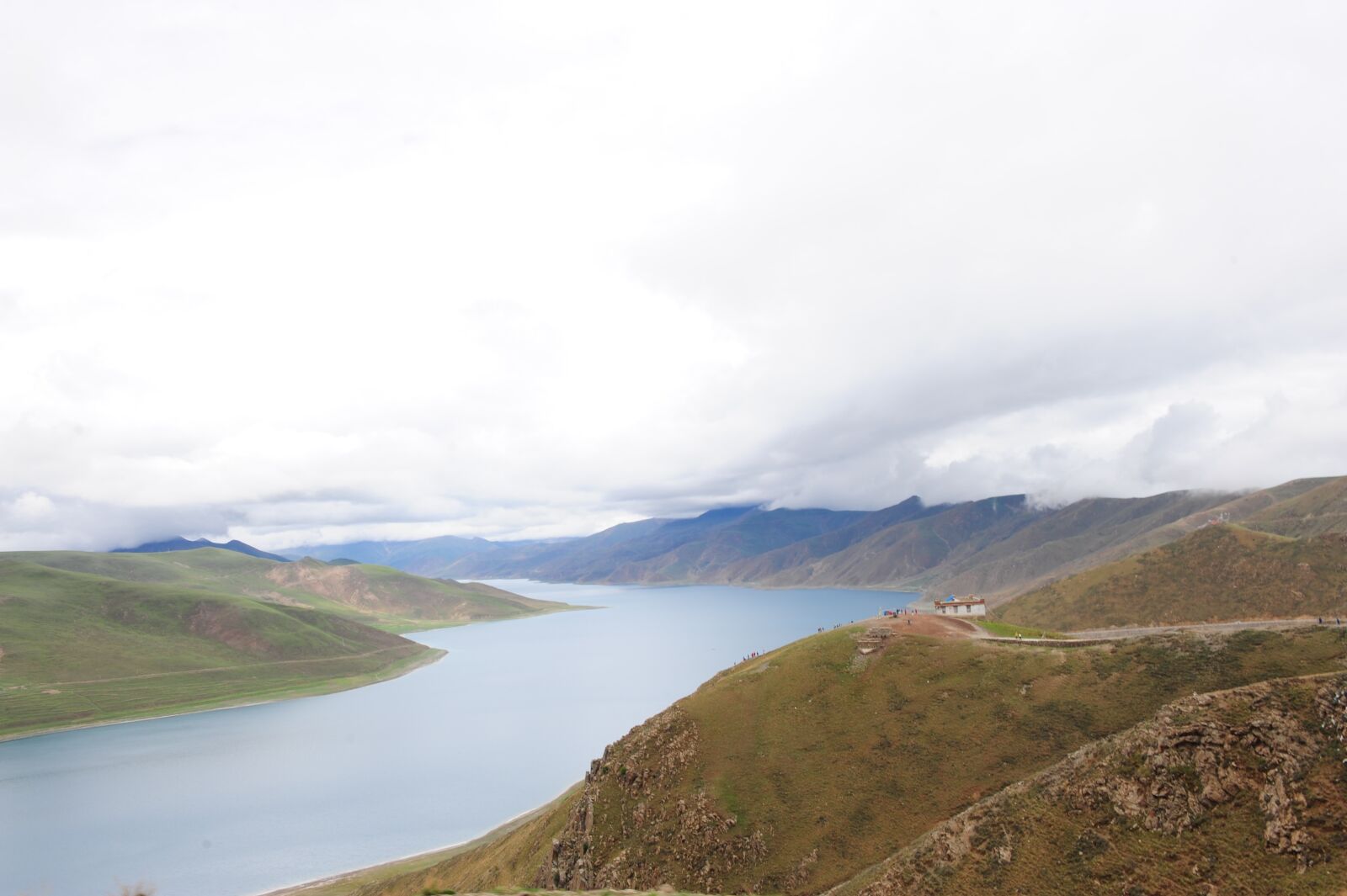 Nikon D3 sample photo. Yamdrok tso, lagoon, tibet photography
