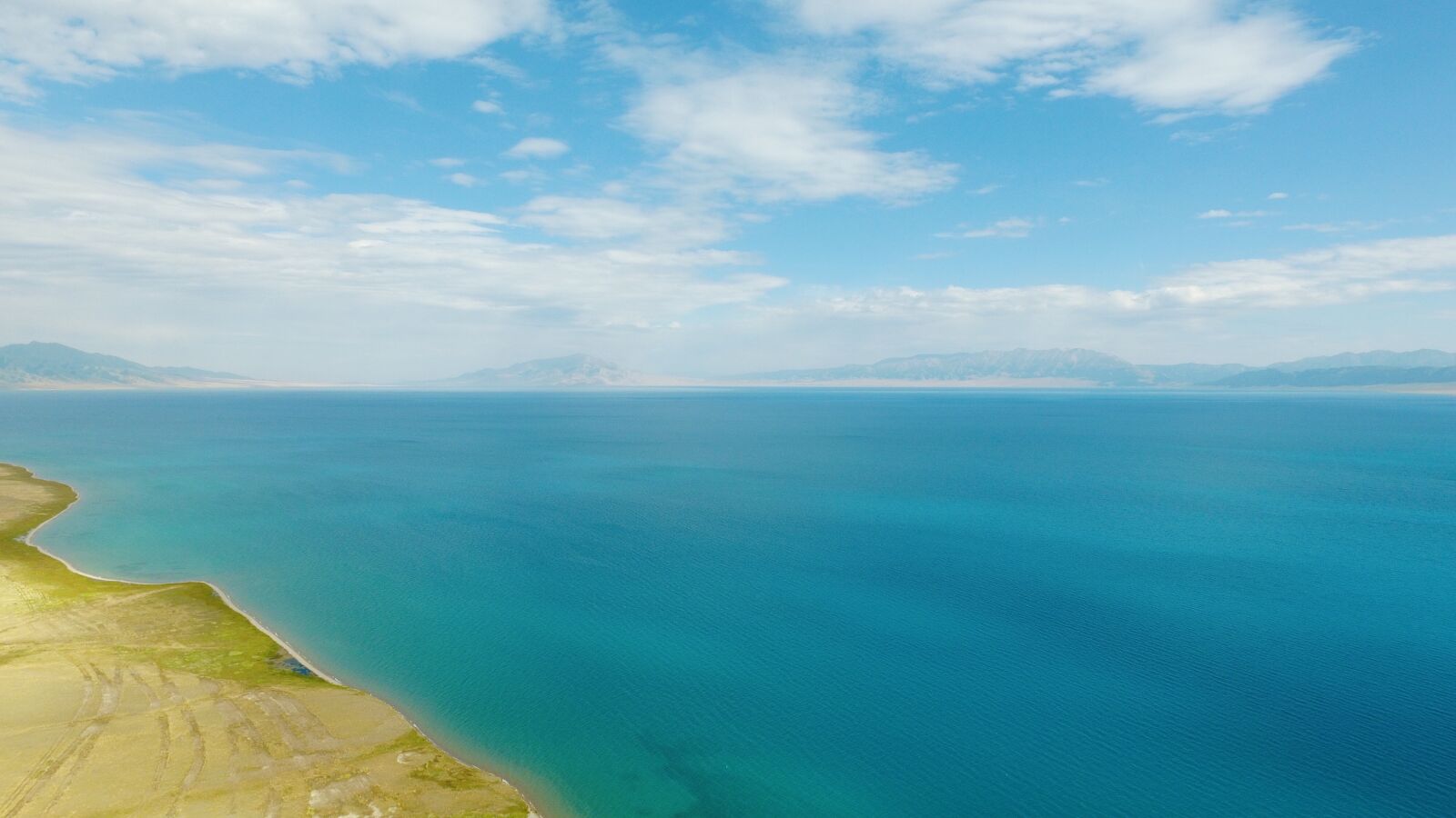 DJI FC330 sample photo. Sailimu lake, sky, uav photography