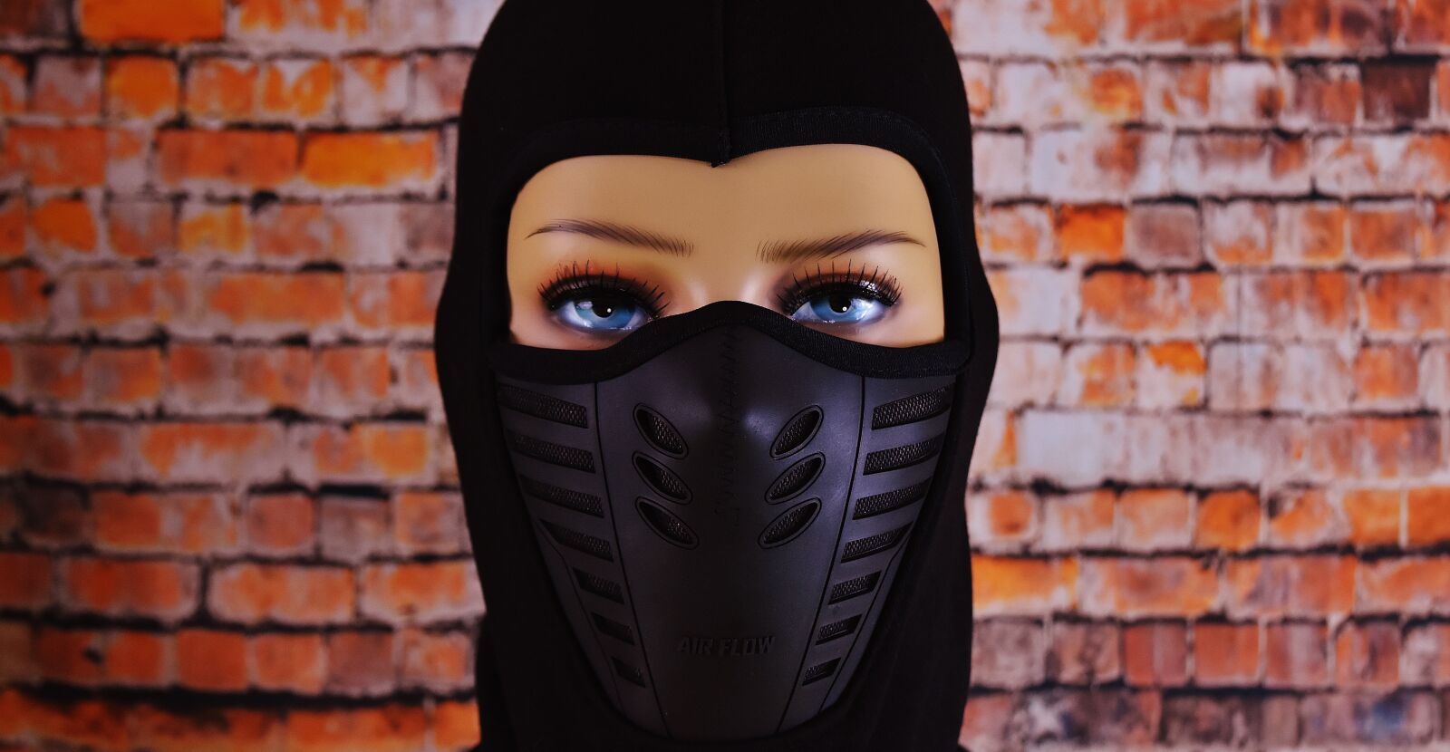 Nikon D7200 sample photo. Ski mask, eyes, woman photography