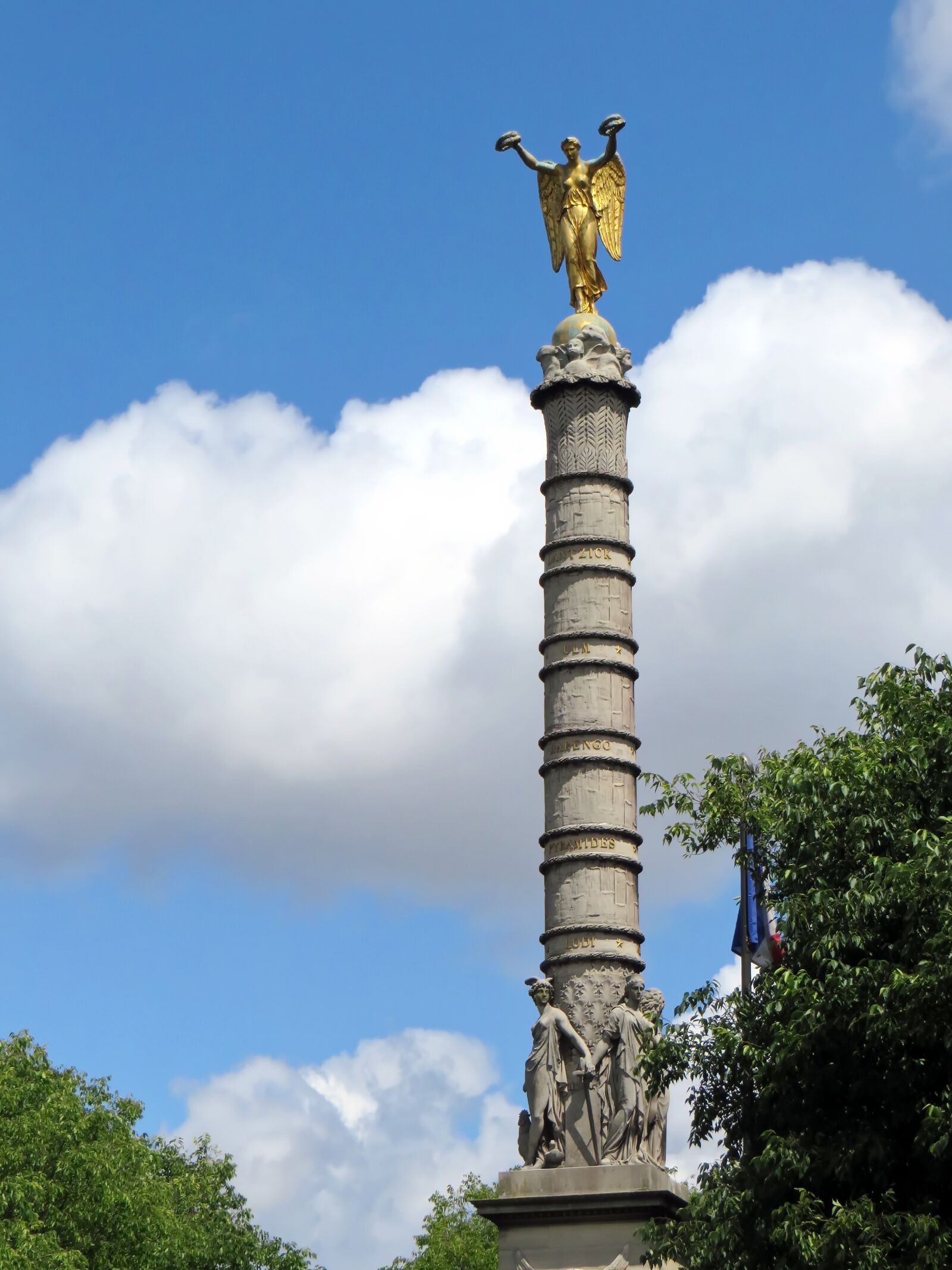 Canon PowerShot SX270 HS sample photo. Paris, châtelet, column photography