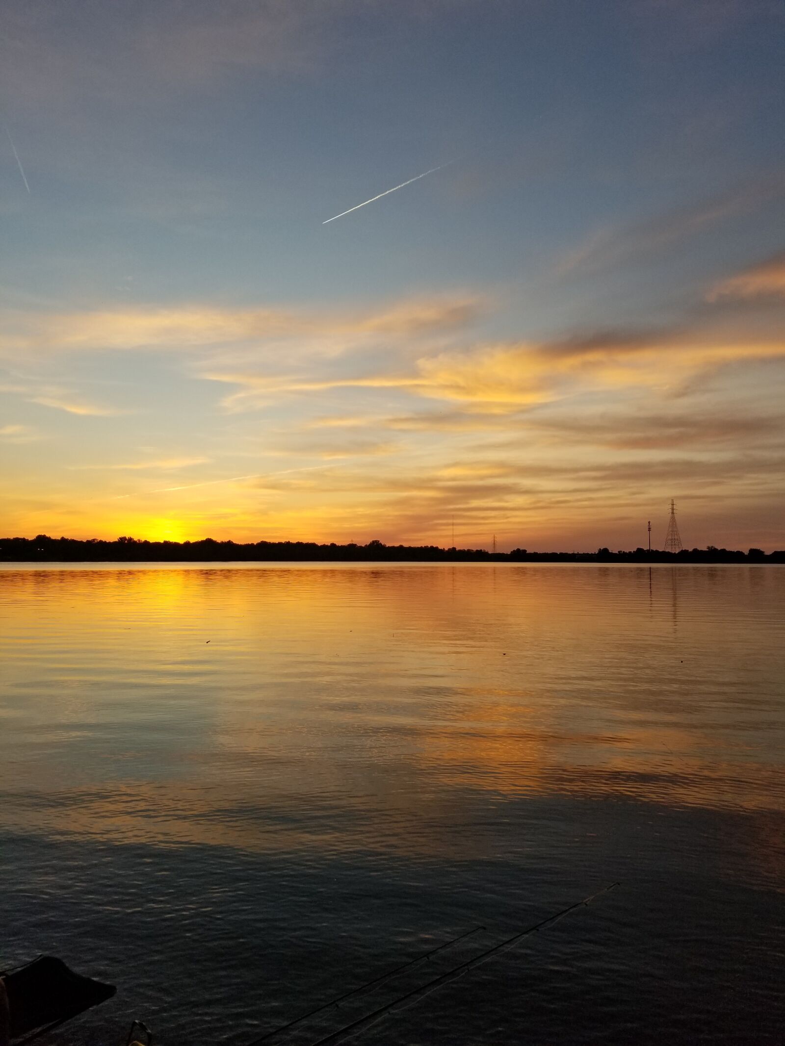 Samsung Galaxy S8 sample photo. Sunset, lake, horizon photography