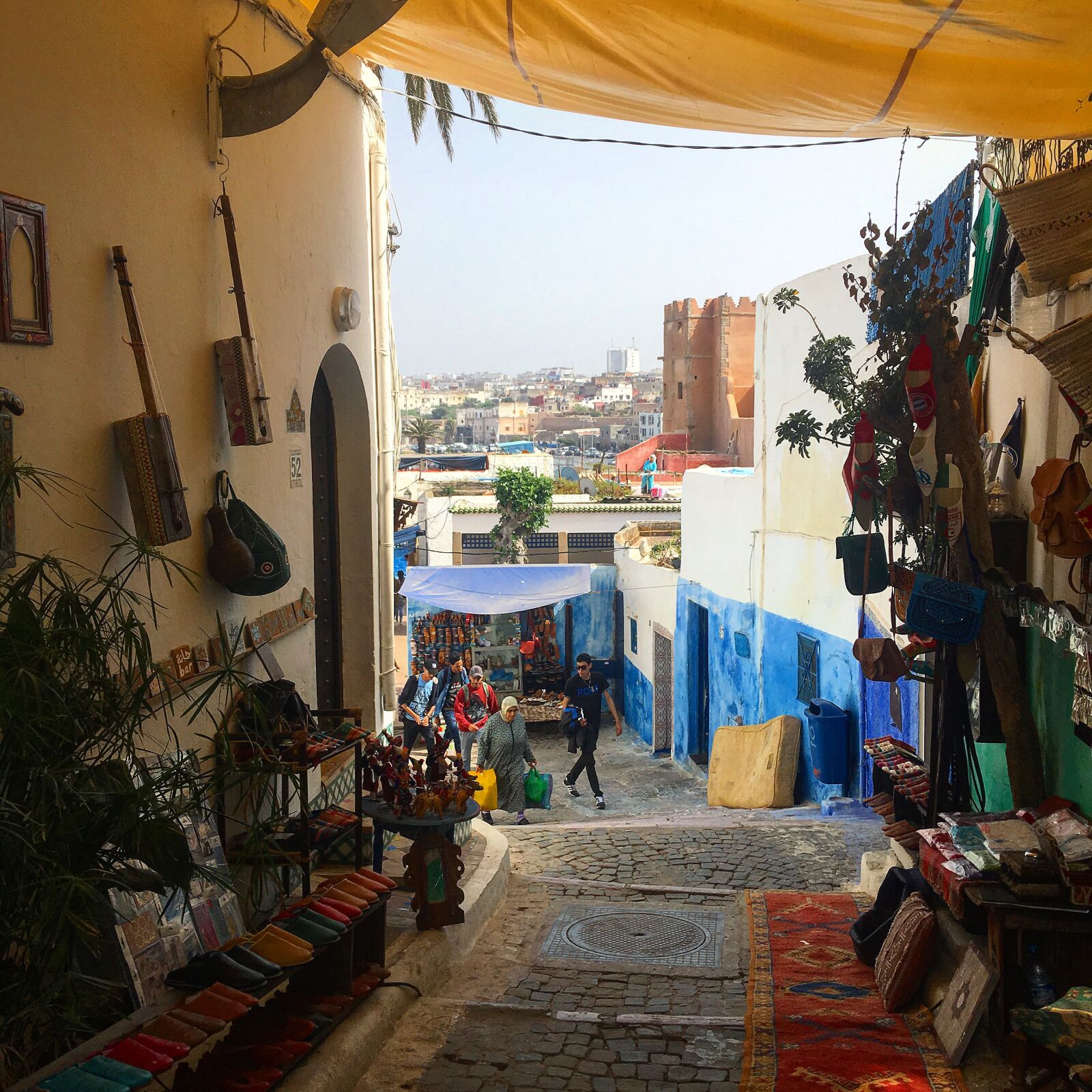 iPhone 6s Plus back camera 4.15mm f/2.2 sample photo. Market, morroco, souq photography