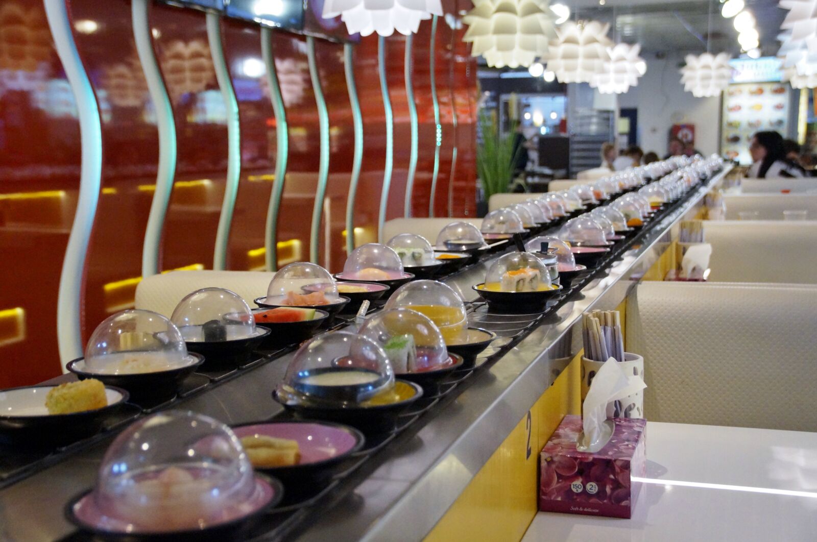 Sony SLT-A58 sample photo. Running, sushi, asian photography