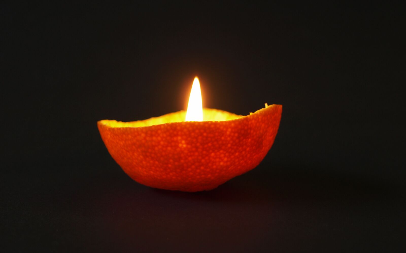 Olympus E-510 (EVOLT E-510) sample photo. Mandarin, shell, candle photography