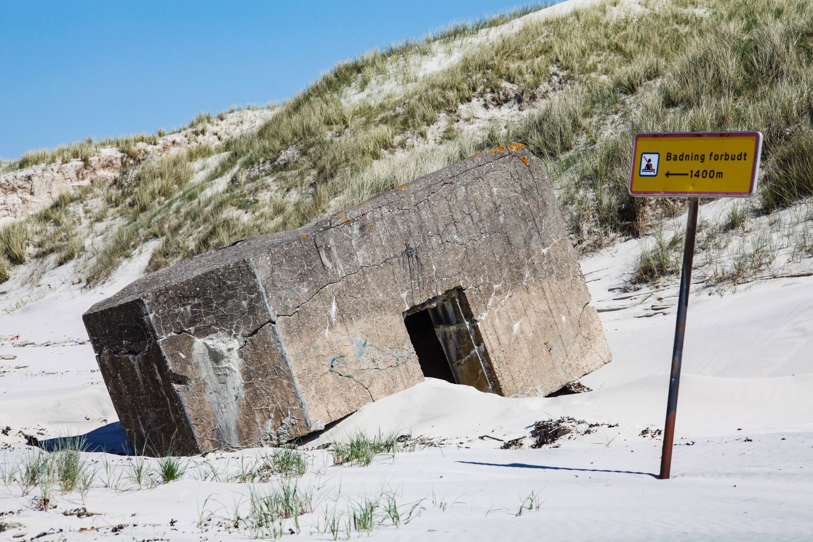 Canon EOS 5D Mark II sample photo. Bunker, denmark, north sea photography