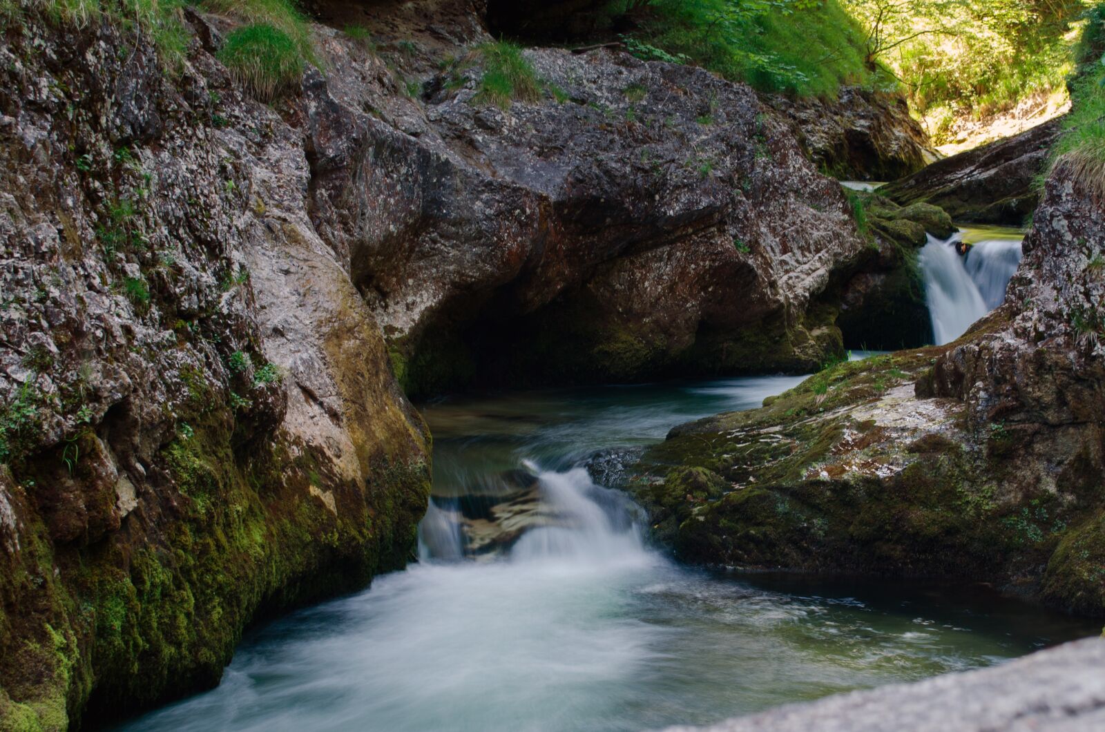 Nikon D5100 sample photo. White creek canyon, water photography