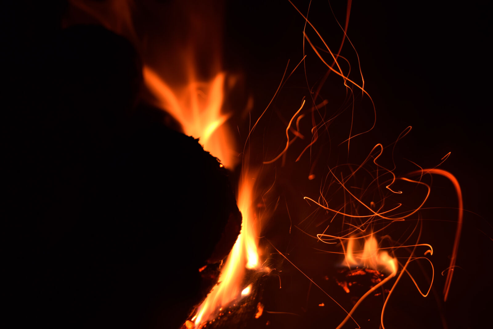 Nikon D3300 sample photo. Wooden, fire photography