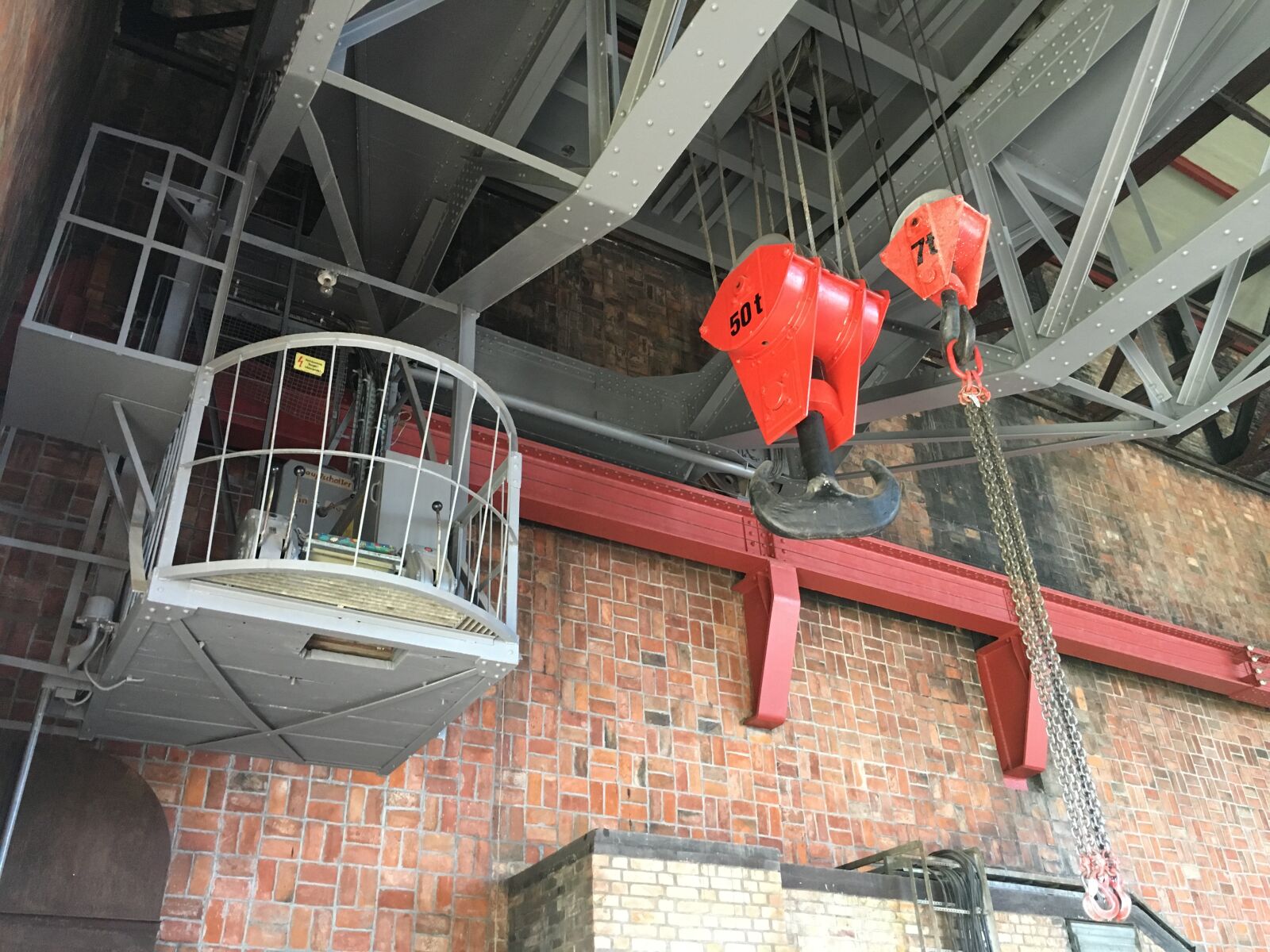 Apple iPhone 6s sample photo. Crane, hook, industrial photography