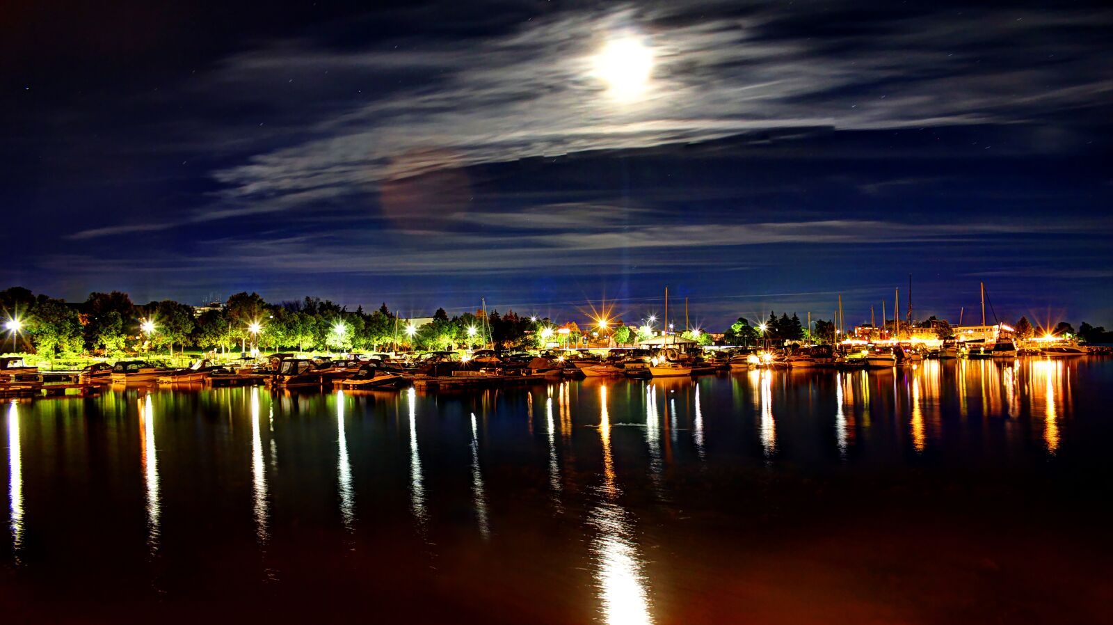 Canon EOS 60D sample photo. Night, harbor, city photography
