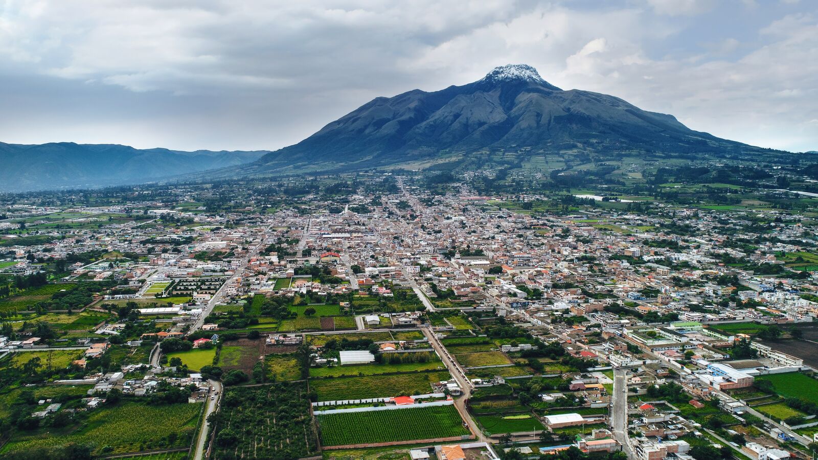 DJI FC6310 sample photo. City, of atuntaqui, ecuador photography