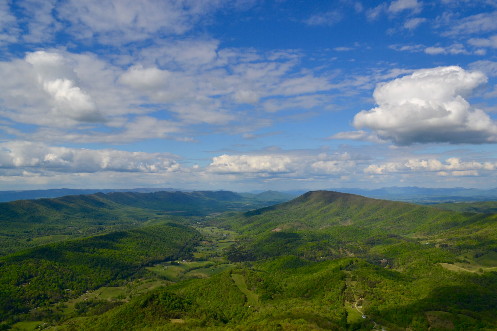 Nikon D3100 sample photo. Clouds, mcafee, knob, mountains photography