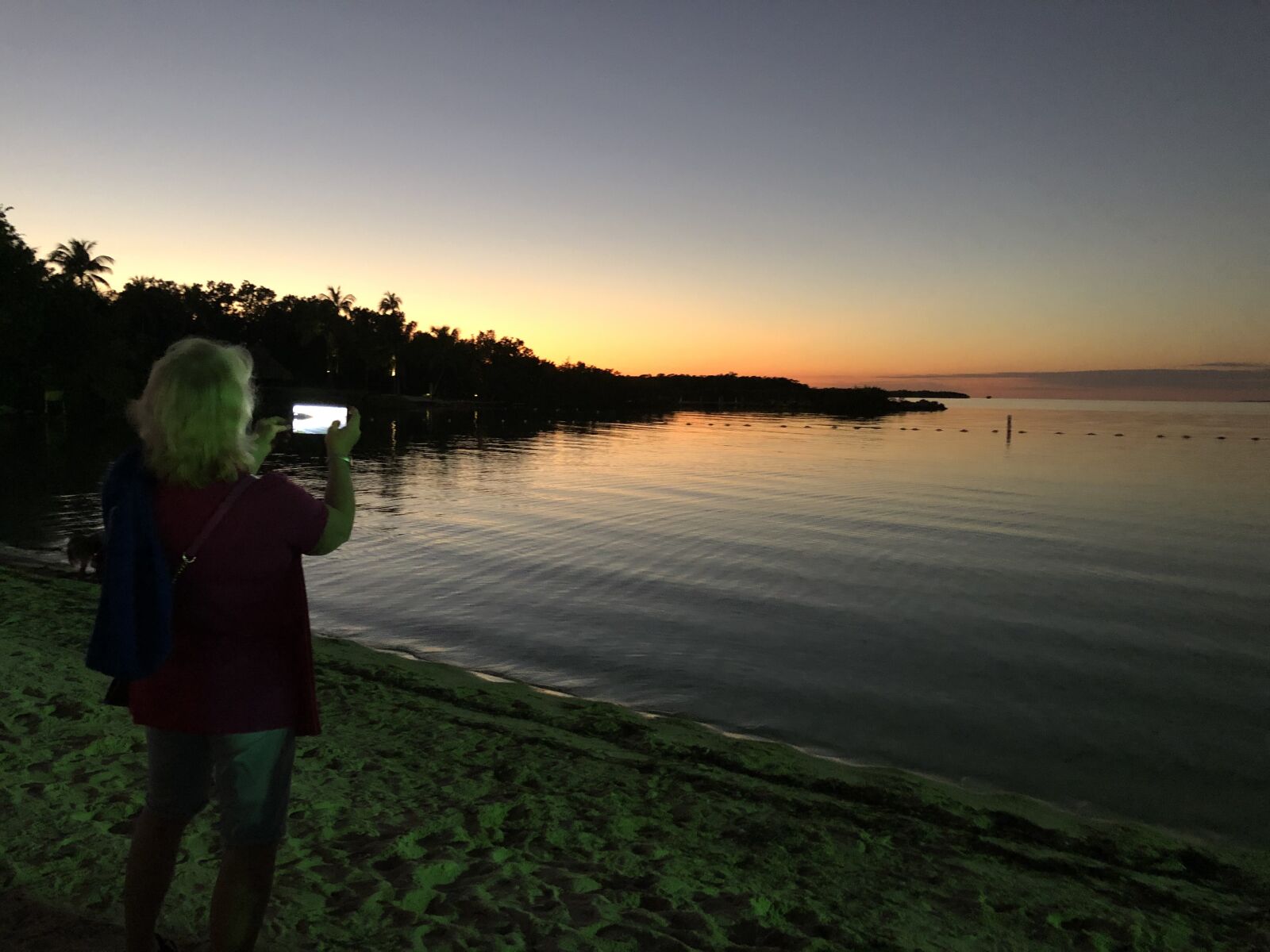 iPhone X back dual camera 4mm f/1.8 sample photo. Sunset, nature, ocean photography