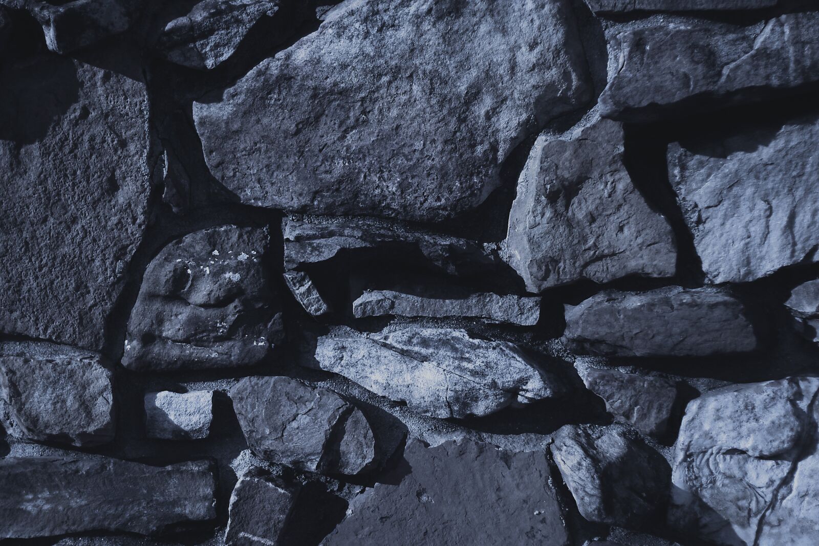Canon EOS 30D sample photo. Rock wall, rocks, cement photography