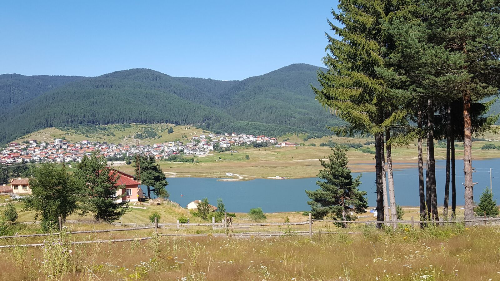 Samsung GALAXY S6 edge sample photo. Nature, village, lake photography