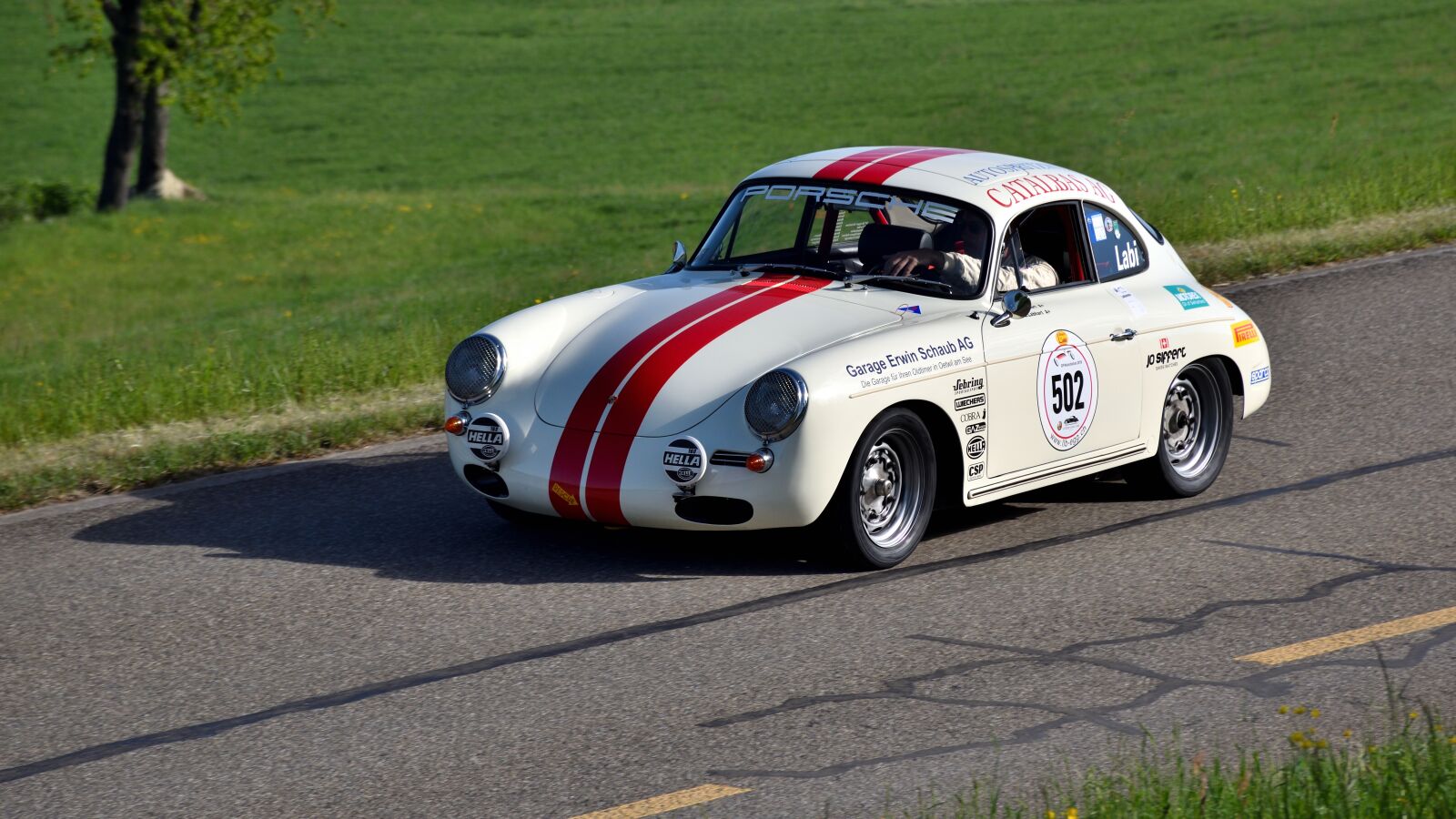 Nikon D5500 sample photo. Porsche 356 super 90, hillclimb, oldtimer photography