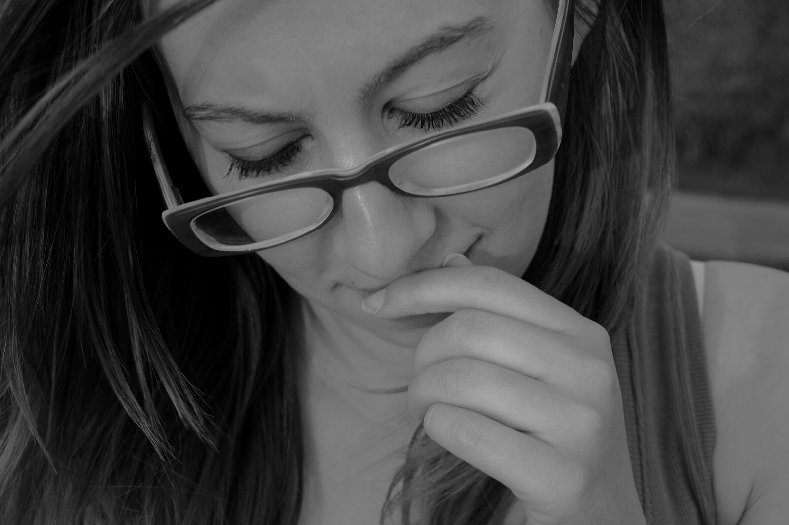 Nikon D3000 sample photo. Woman, thinking, girl photography