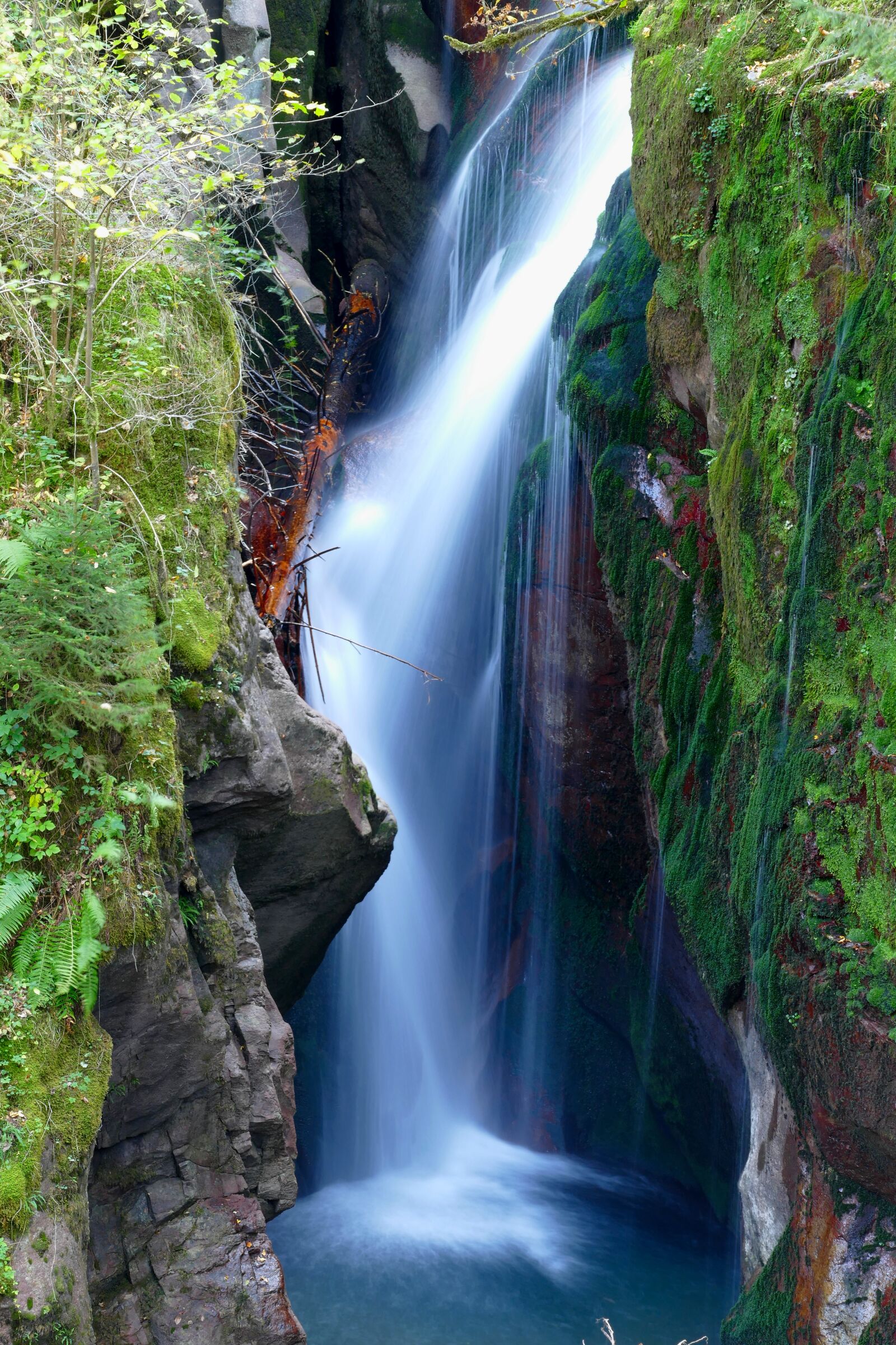Panasonic Lumix DMC-FZ1000 sample photo. Waterfall, nature, forest photography