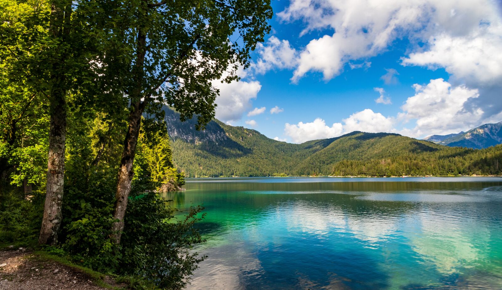 Canon EOS 80D + Canon EF-S 15-85mm F3.5-5.6 IS USM sample photo. Eibsee, bavaria, lake photography