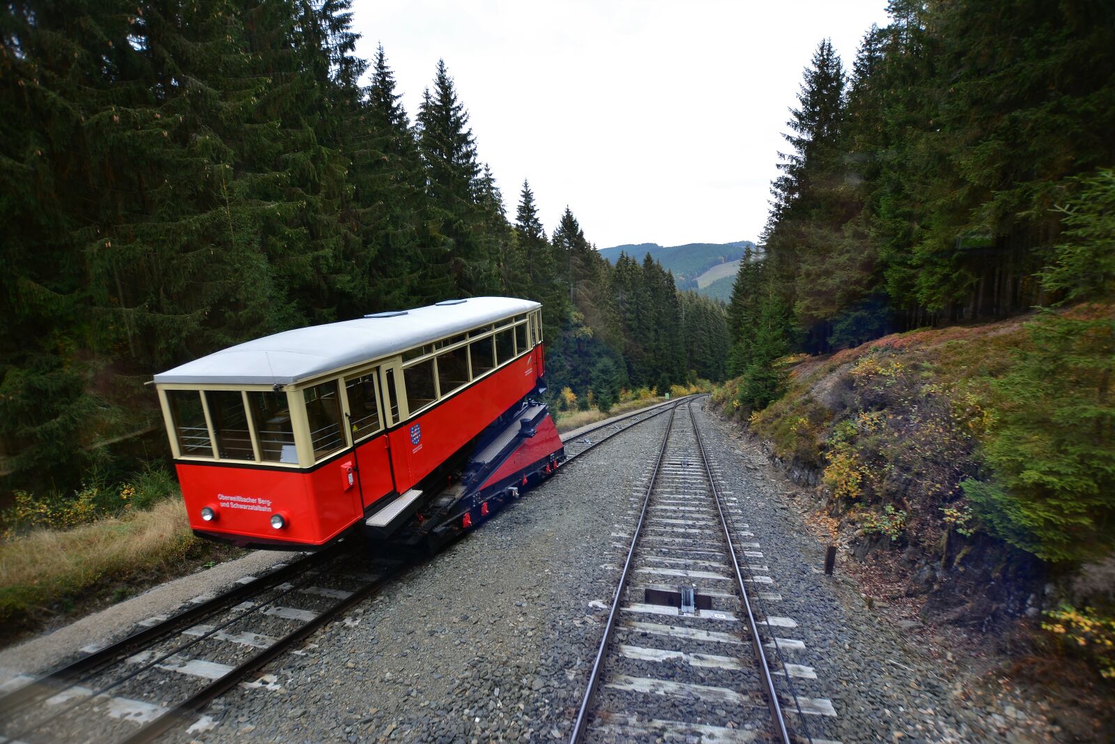 Nikon D5200 sample photo. Funicular railway, thuringia germany photography