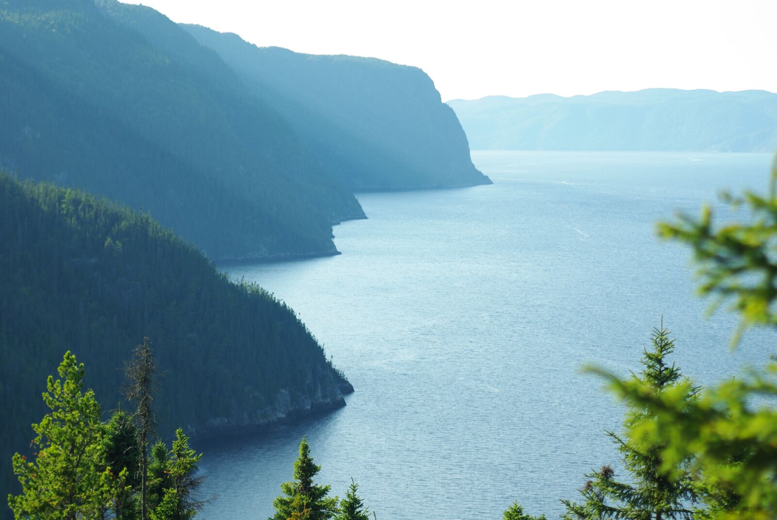 Pentax K200D sample photo. River, fjord, sky photography