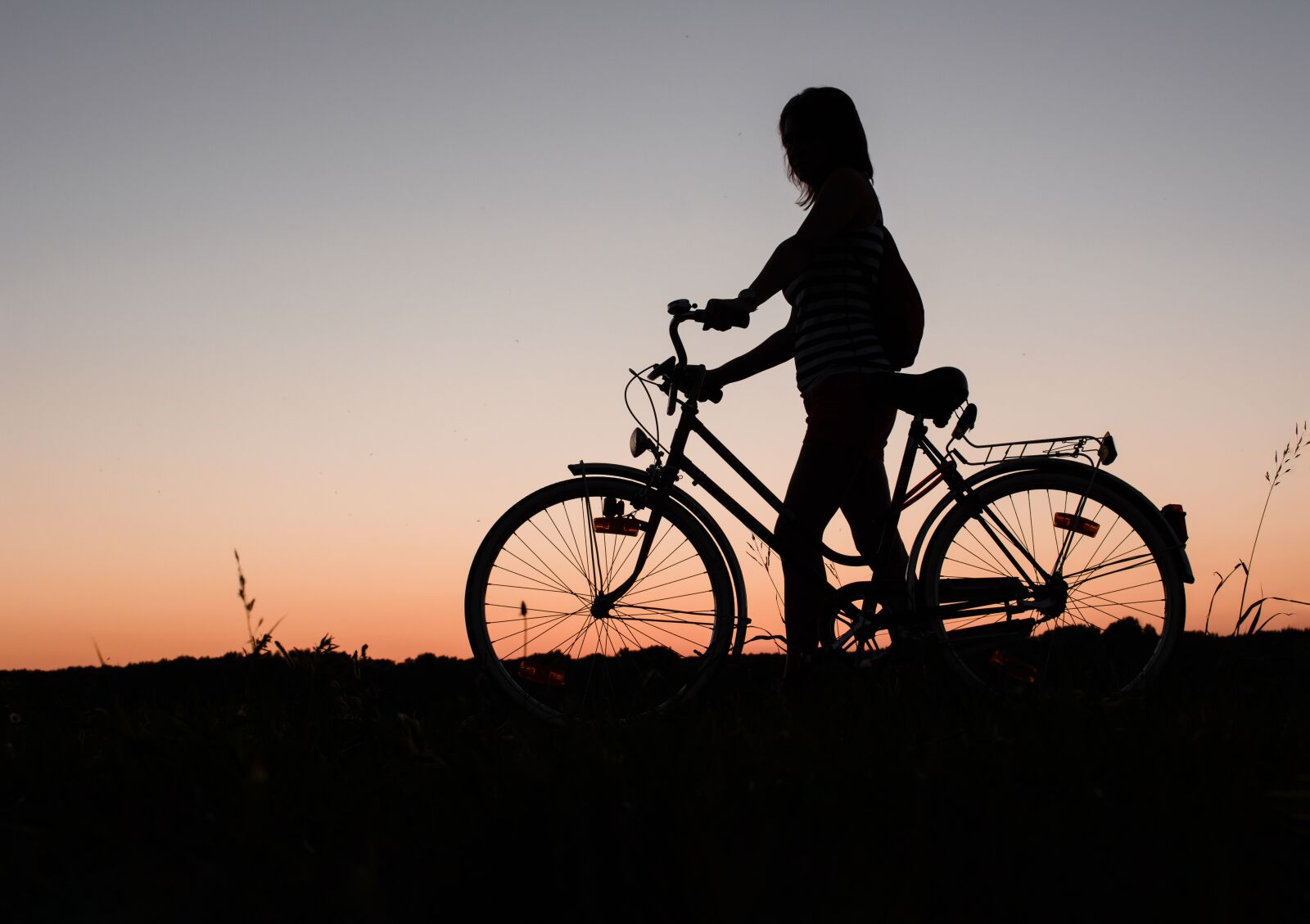 Nikon D5200 sample photo. Girl, bicycle, bike photography