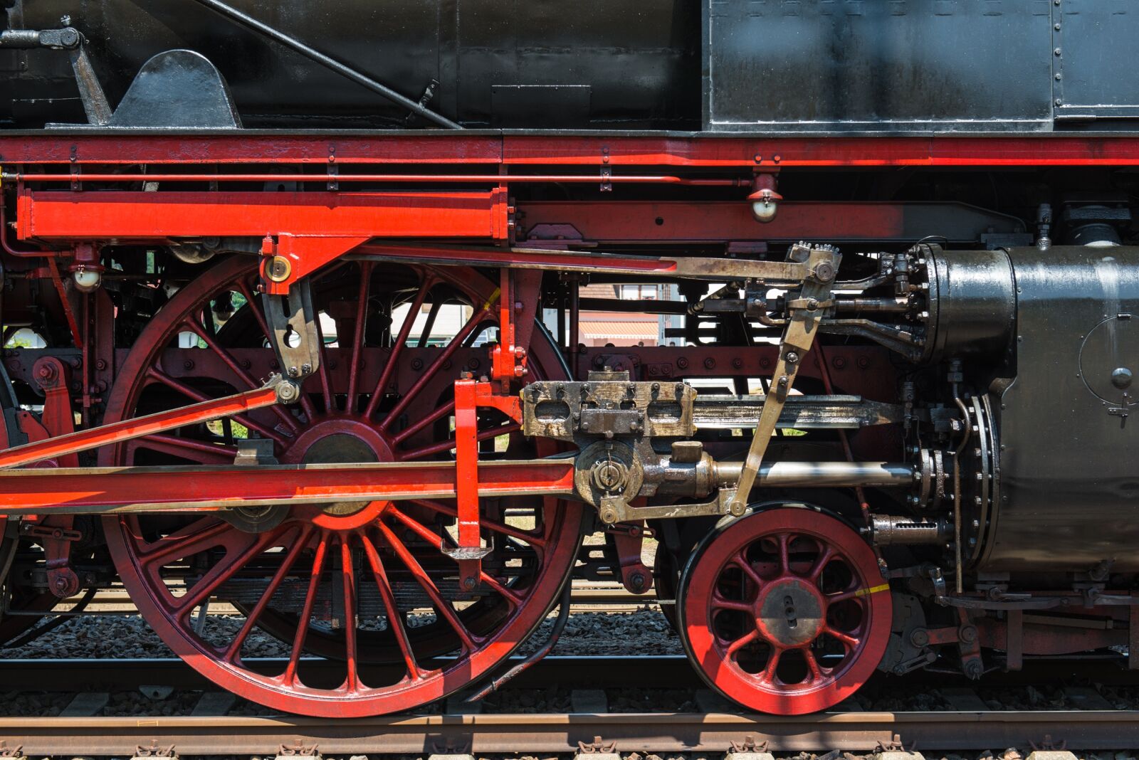 Nikon D800 sample photo. Steam locomotive, connecting rods photography