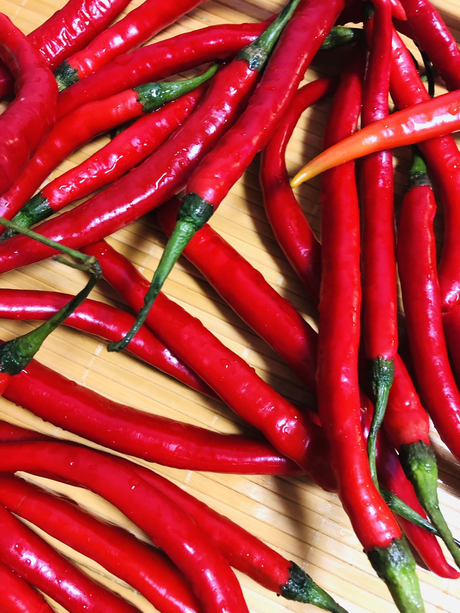 iPhone 8 back camera 3.99mm f/1.8 sample photo. Pepper, hot, red photography