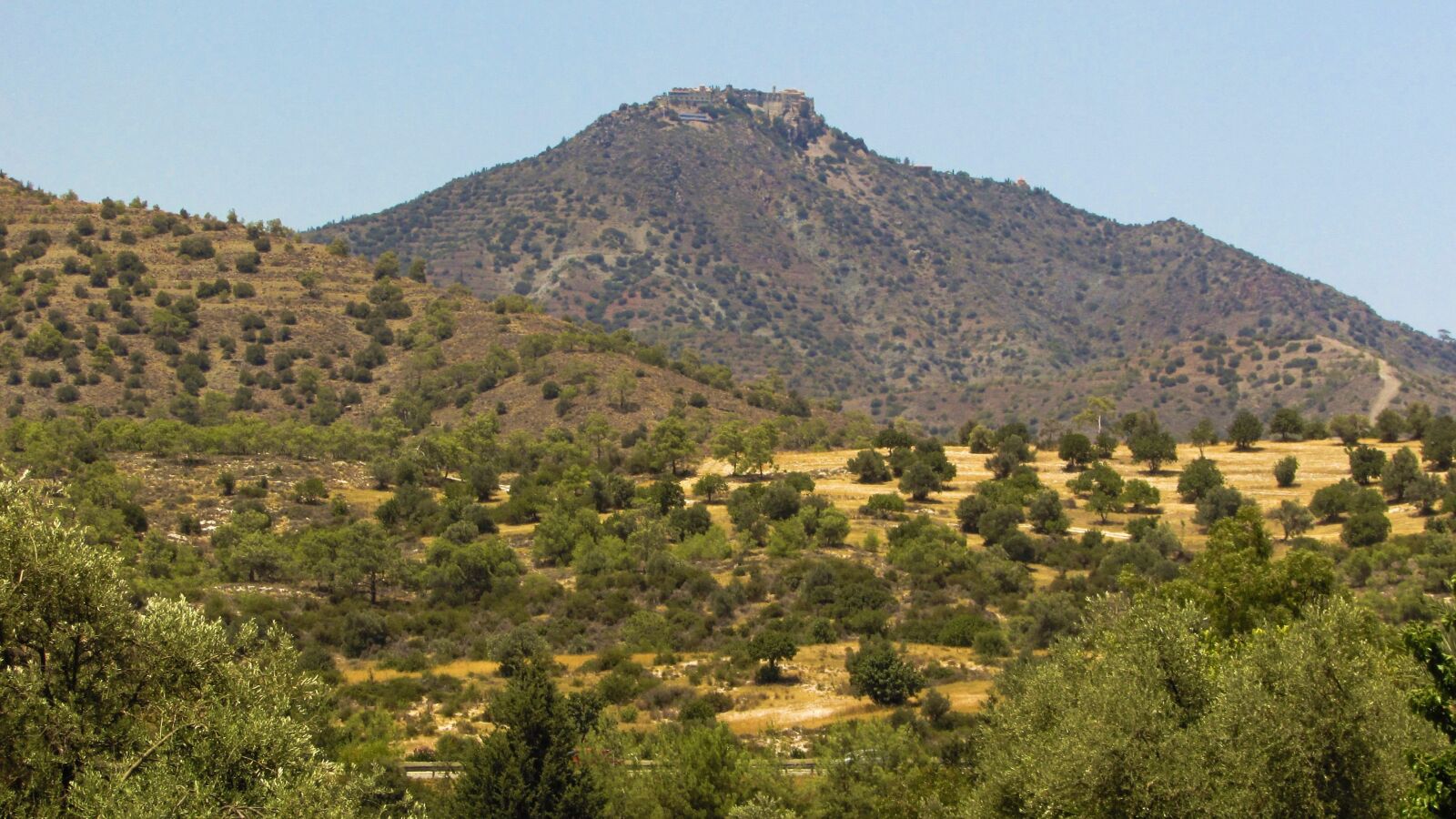 Canon PowerShot SX400 IS sample photo. Cyprus, stavrovouni, landscape photography