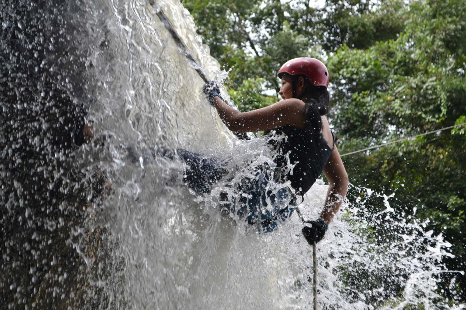 Nikon D3100 sample photo. Waterfalls, fun, trees photography