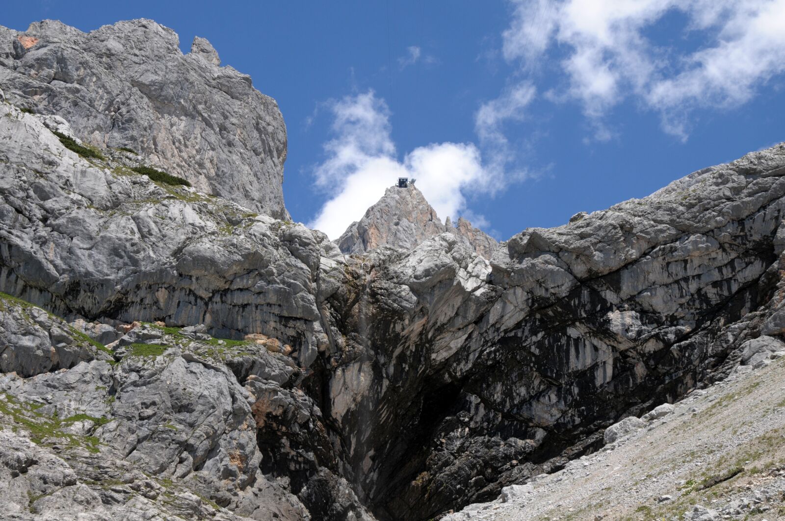 Nikon D300 sample photo. Dachstein, cable car, mountains photography