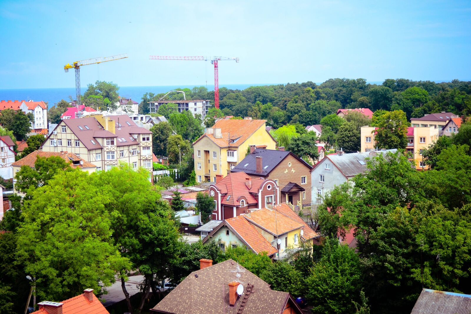Nikon D3100 sample photo. City, height, kaliningrad photography