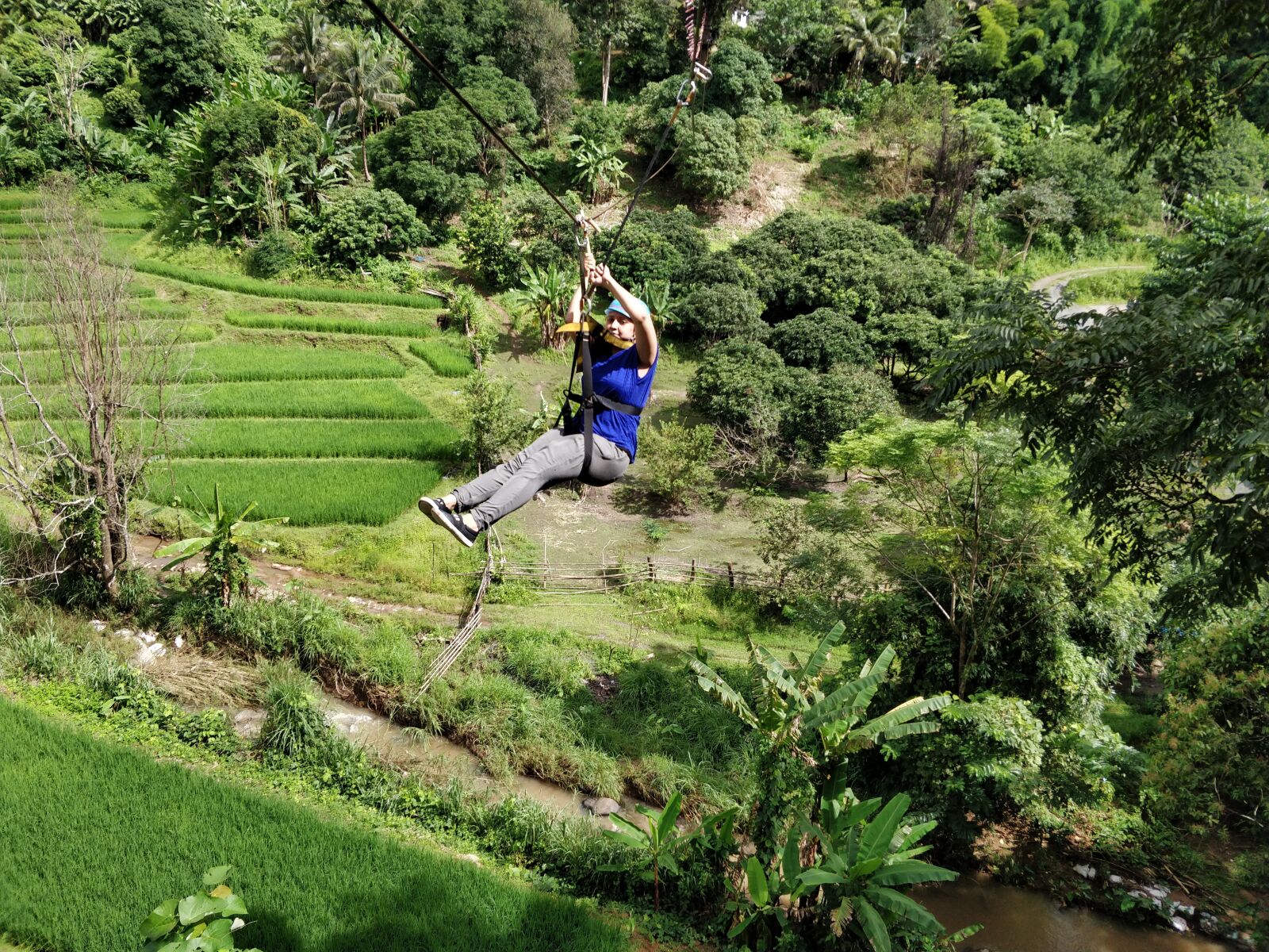 OnePlus A5000 sample photo. Ziplining, thailand, chiangmai photography