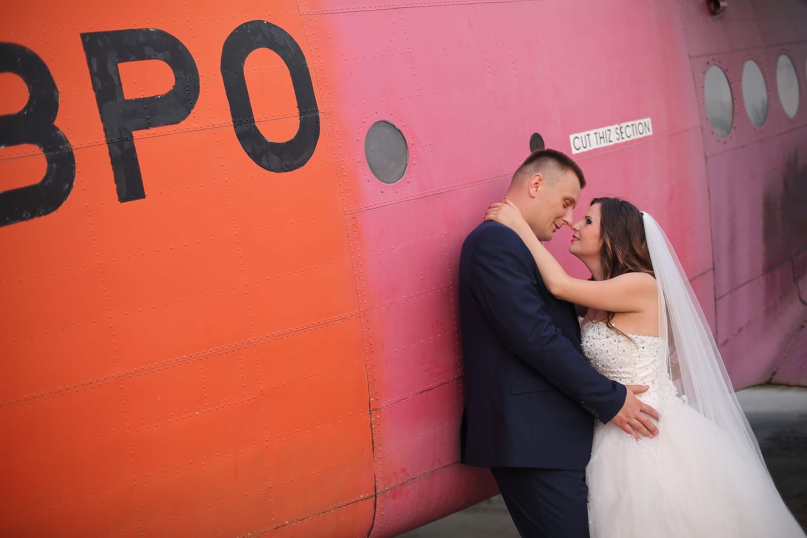 Canon EOS 5D Mark III sample photo. Groom, pilot, bride, wedding photography