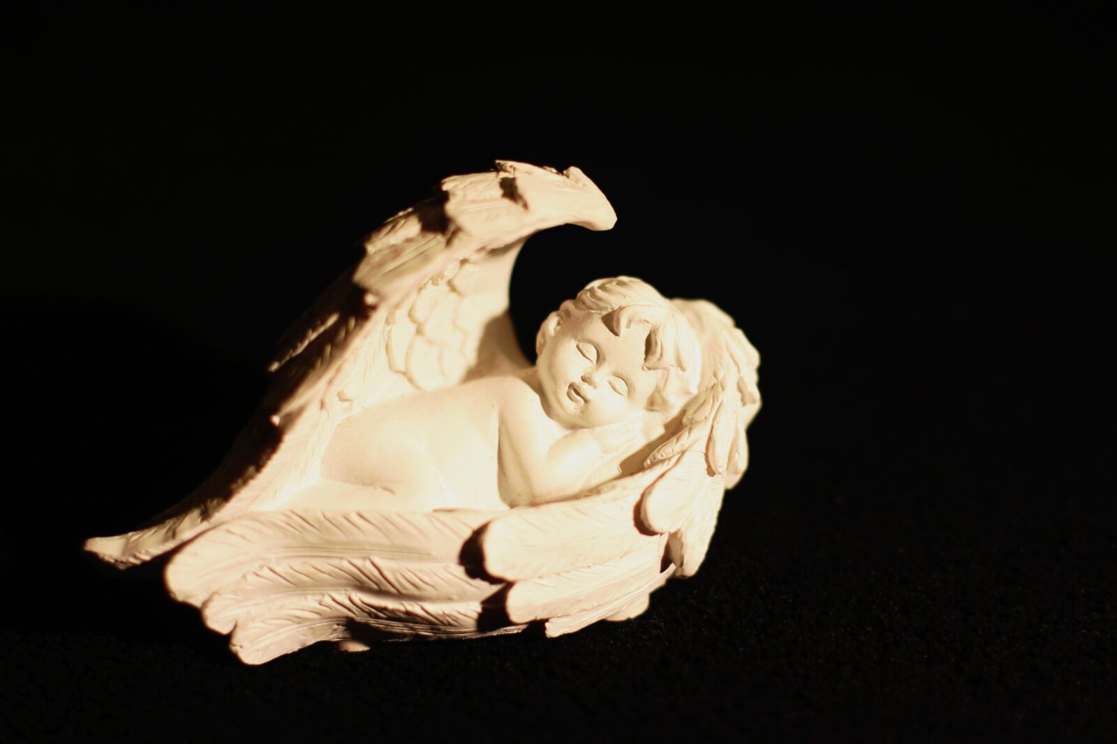 Canon EOS 40D sample photo. Black, christmas, angel photography