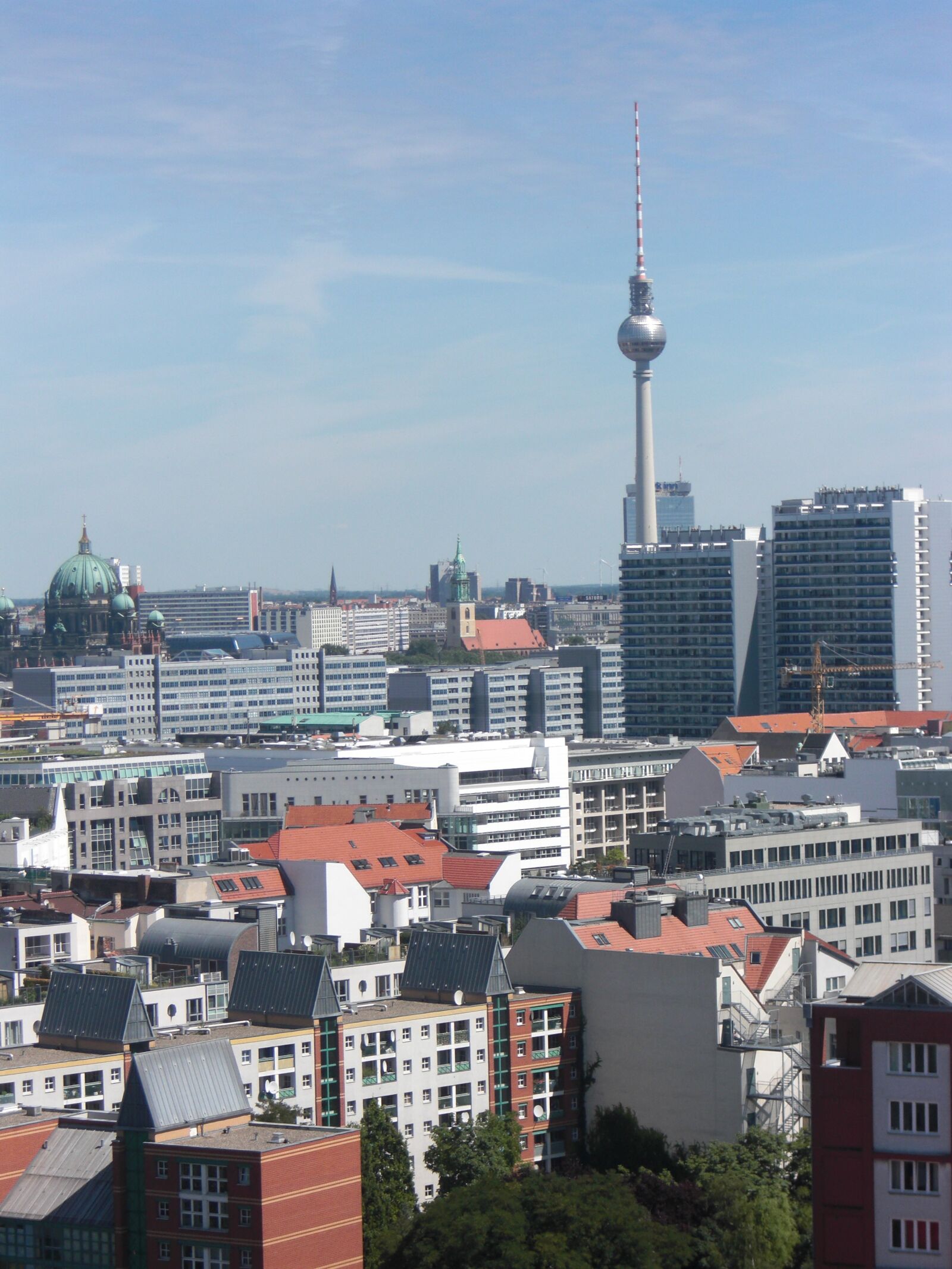 CASIO EX-S10 sample photo. Berlin, tv tower, germany photography
