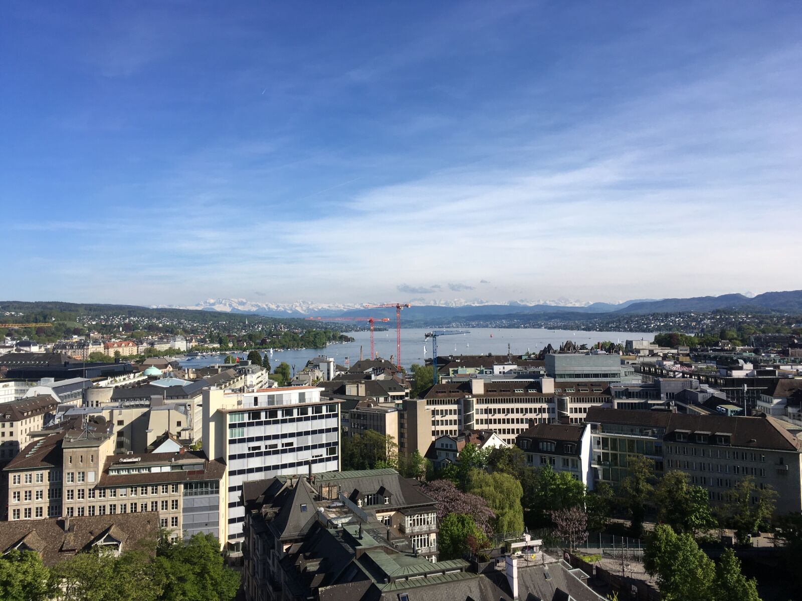 Apple iPhone SE sample photo. Zurich, lake, panoramic photography